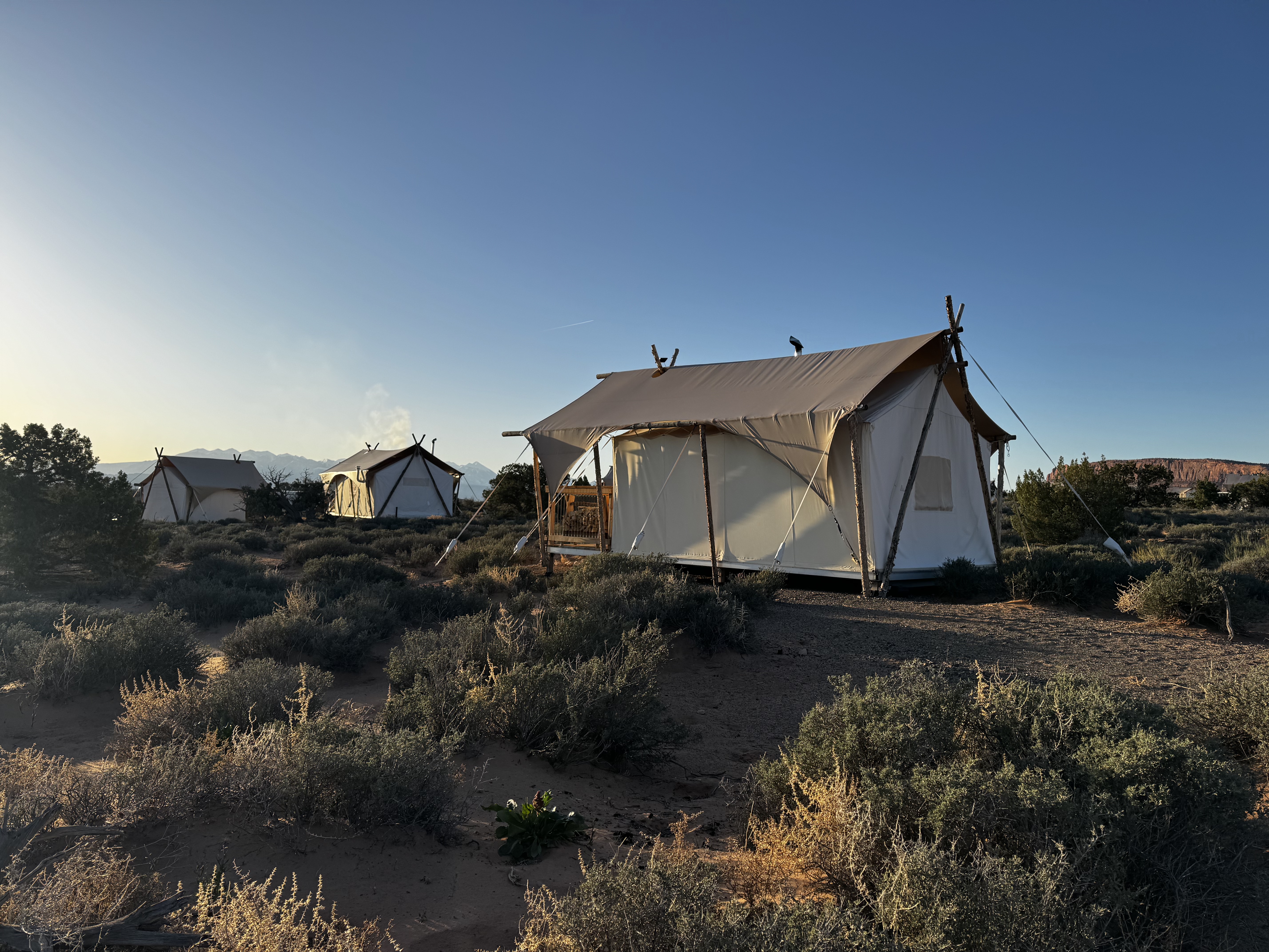 Under Canvas Moab Safari Tent exterior 