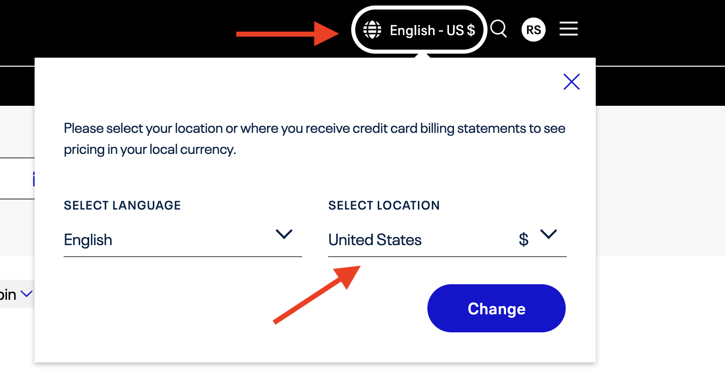United Airlines location settings United Airlines location settings