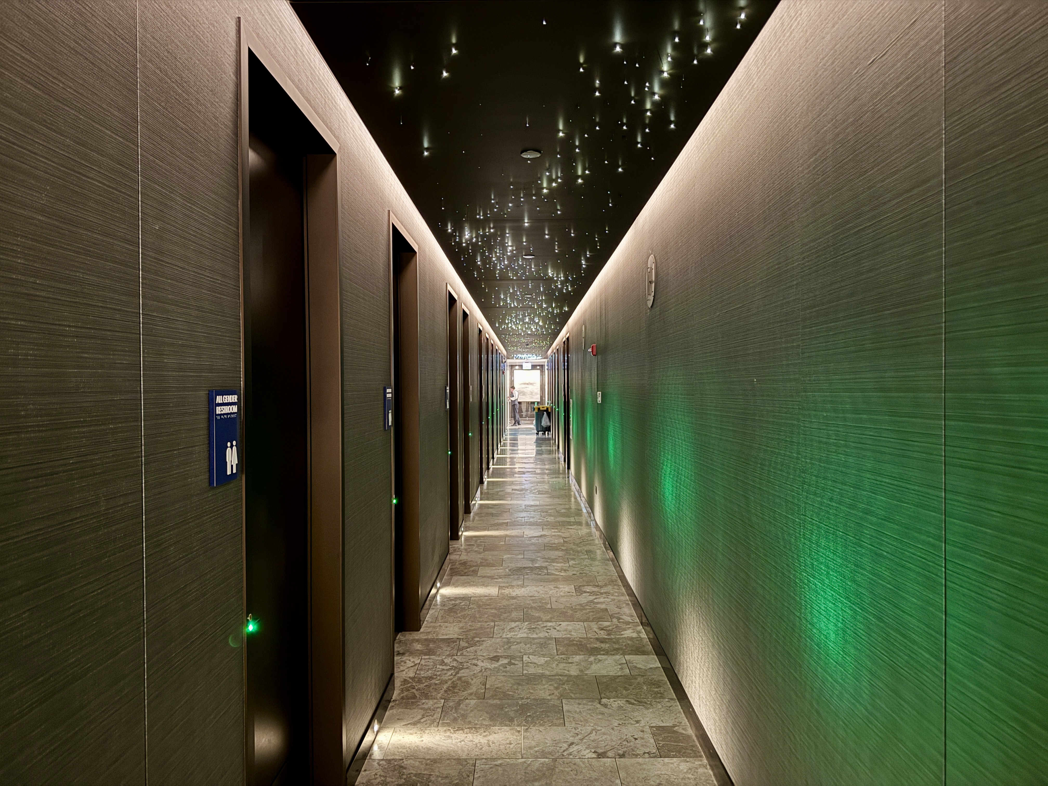 United Polaris Lounge Chicago Starry Sky