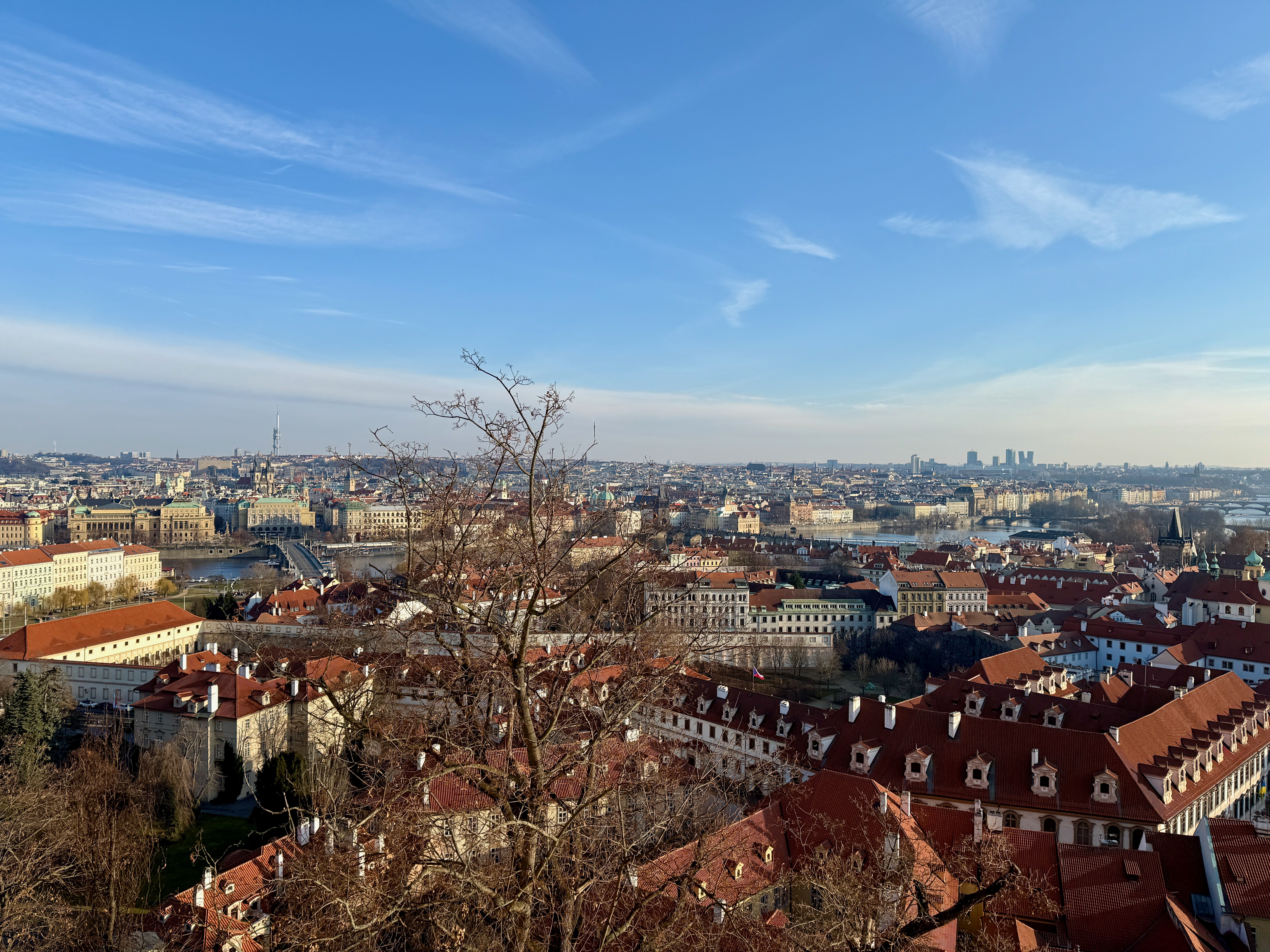 View From Lobkowicz Palace in Prague