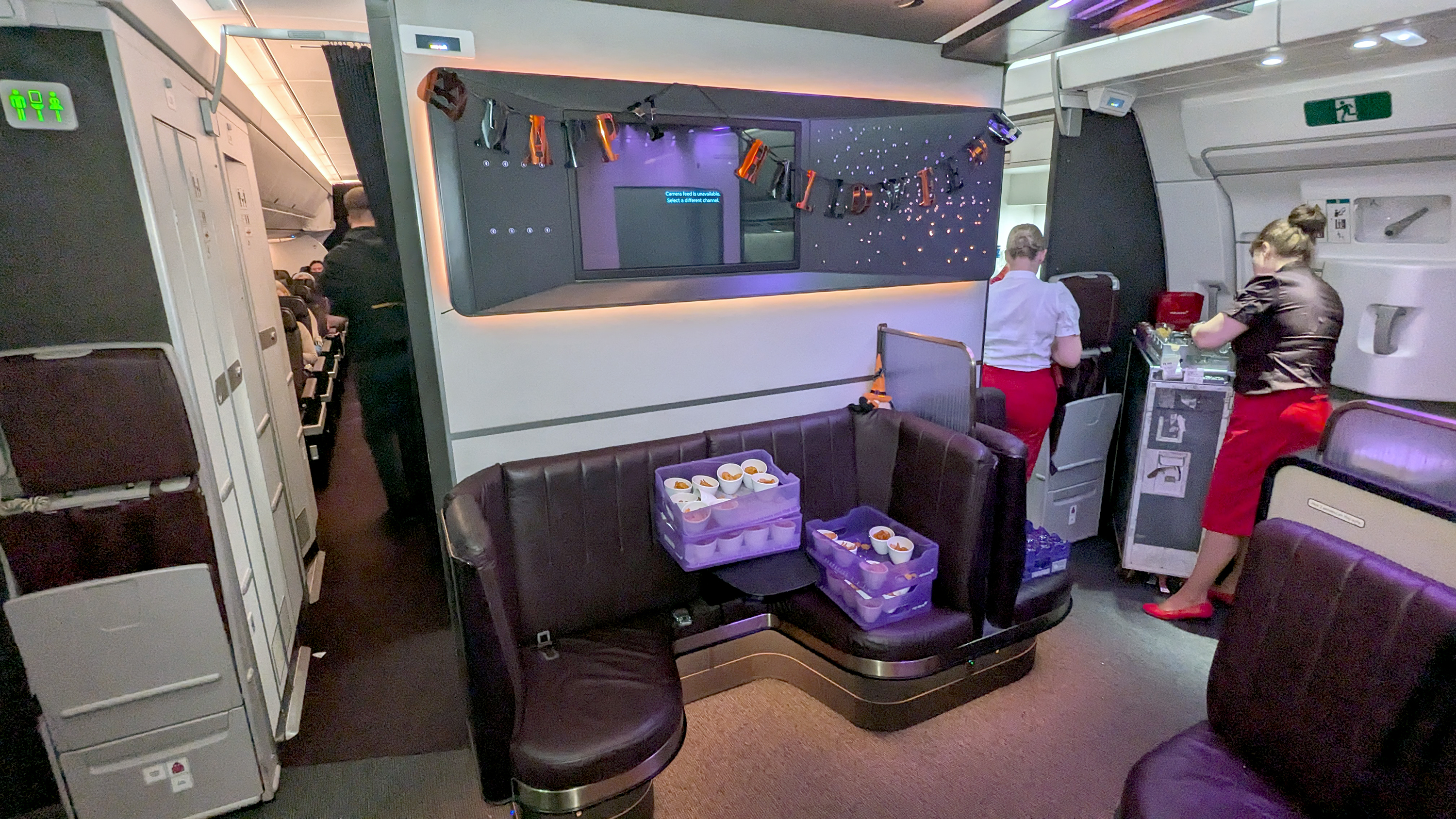 Virgin Atlantic A350 1000 Business Class Lounge Virgin Atlantic A350 1000 Business Class Lounge