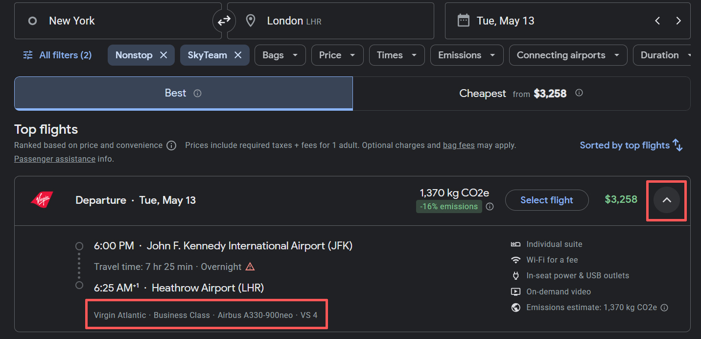 Virgin Atlantic Plane Type Google Flights Virgin Atlantic Plane Type Google Flights