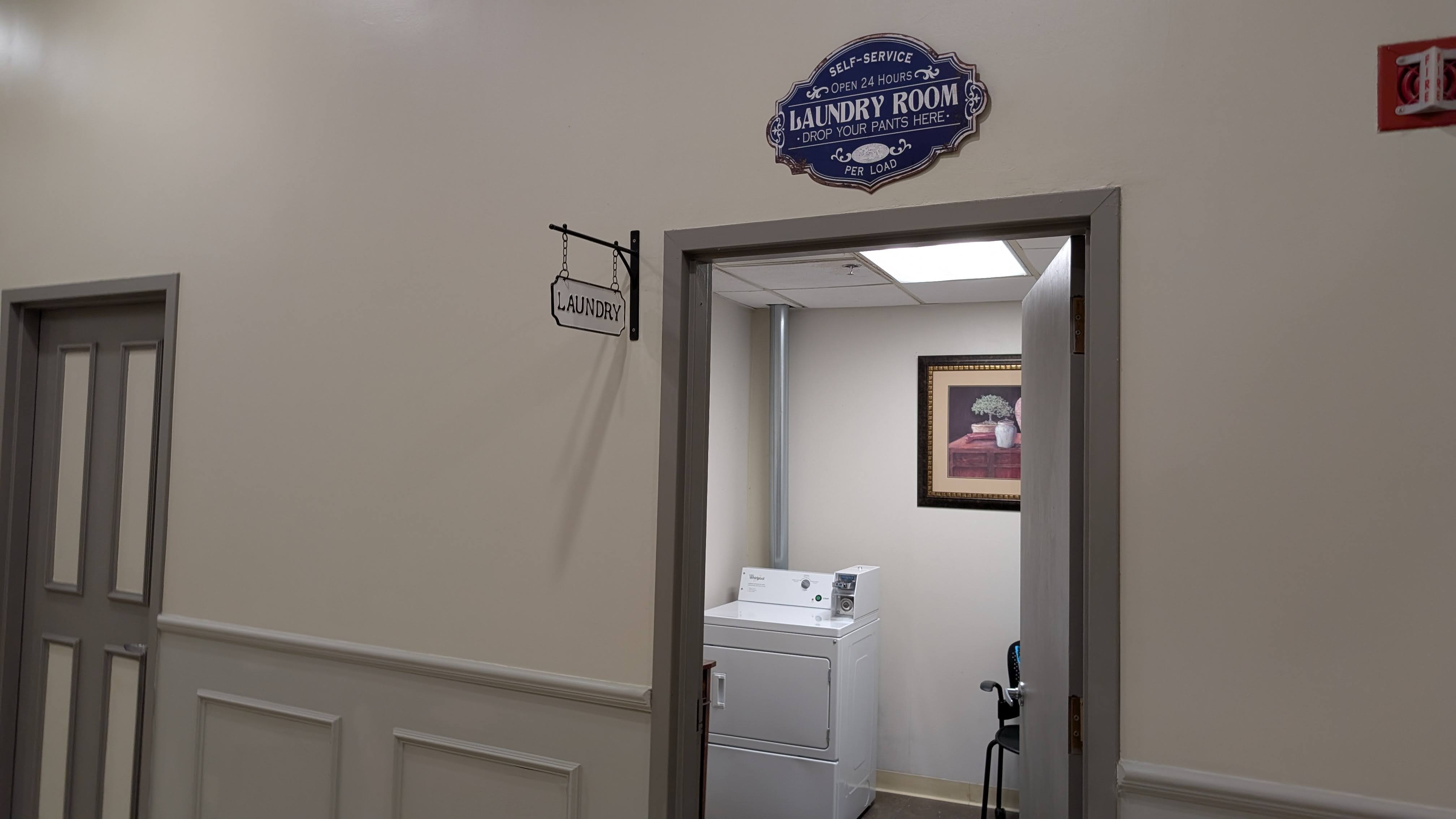 Wyndham Southbury amenities laundry room
