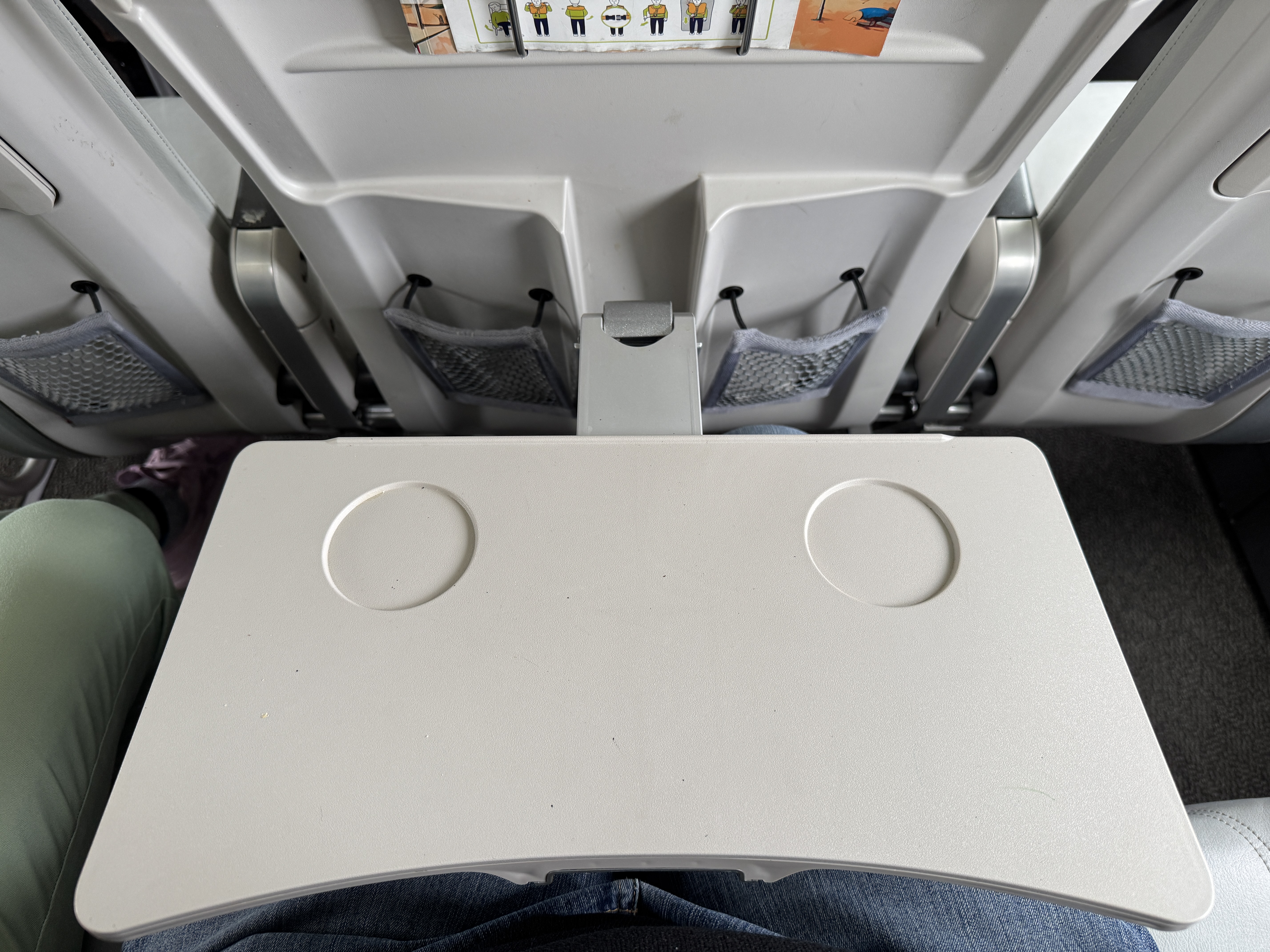 airBaltic A220 300 TLL OSL tray table airBaltic A220 300 TLL OSL tray table