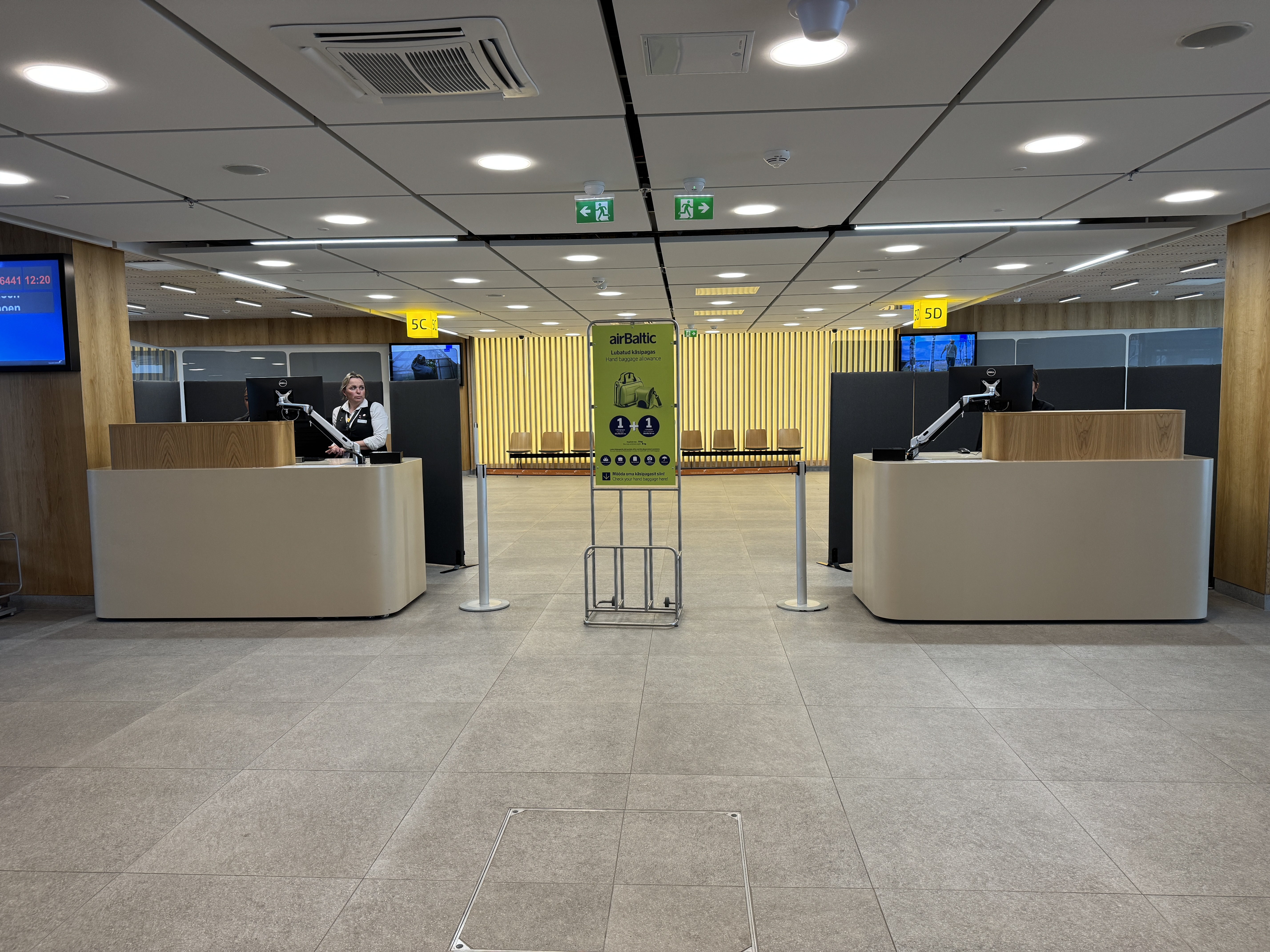 airBaltic TLL boarding gates airBaltic TLL boarding gates