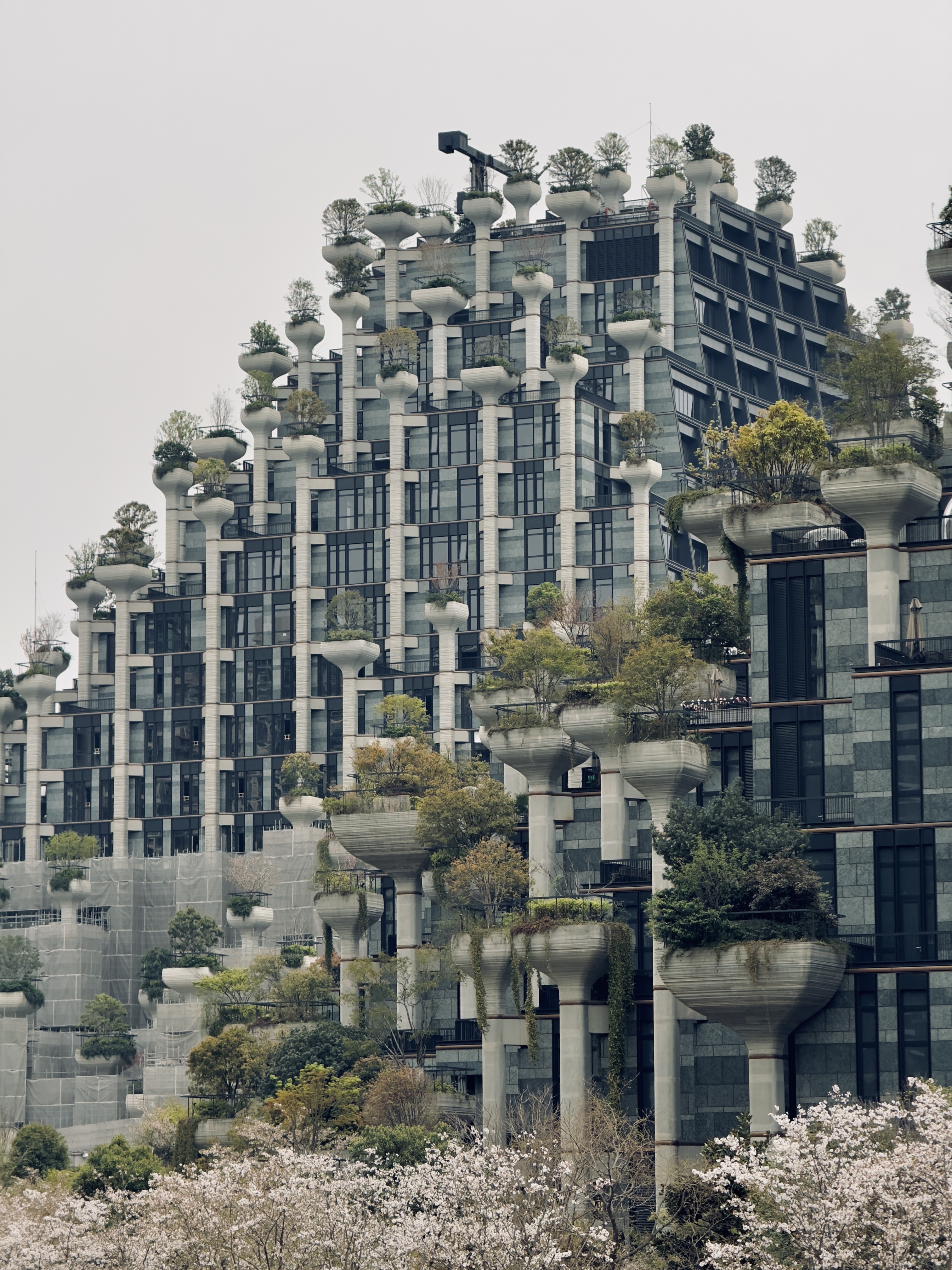 1000 Trees building Shanghai
