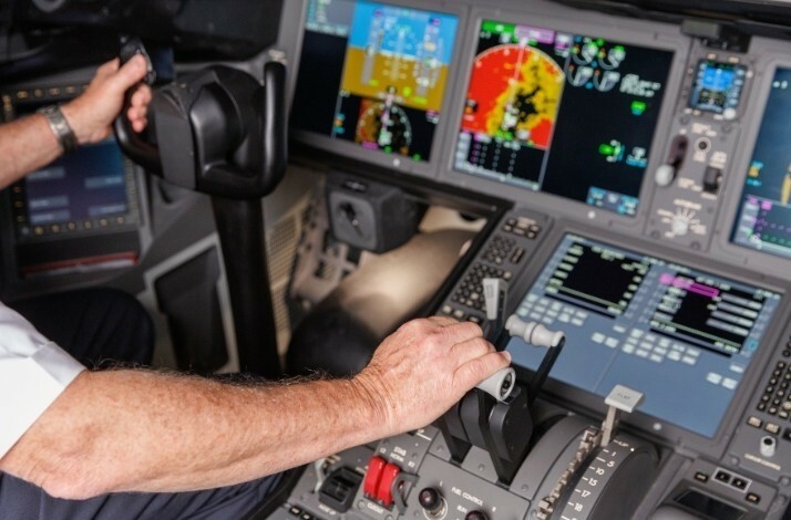 AA flight simulator stock AA flight simulator stock