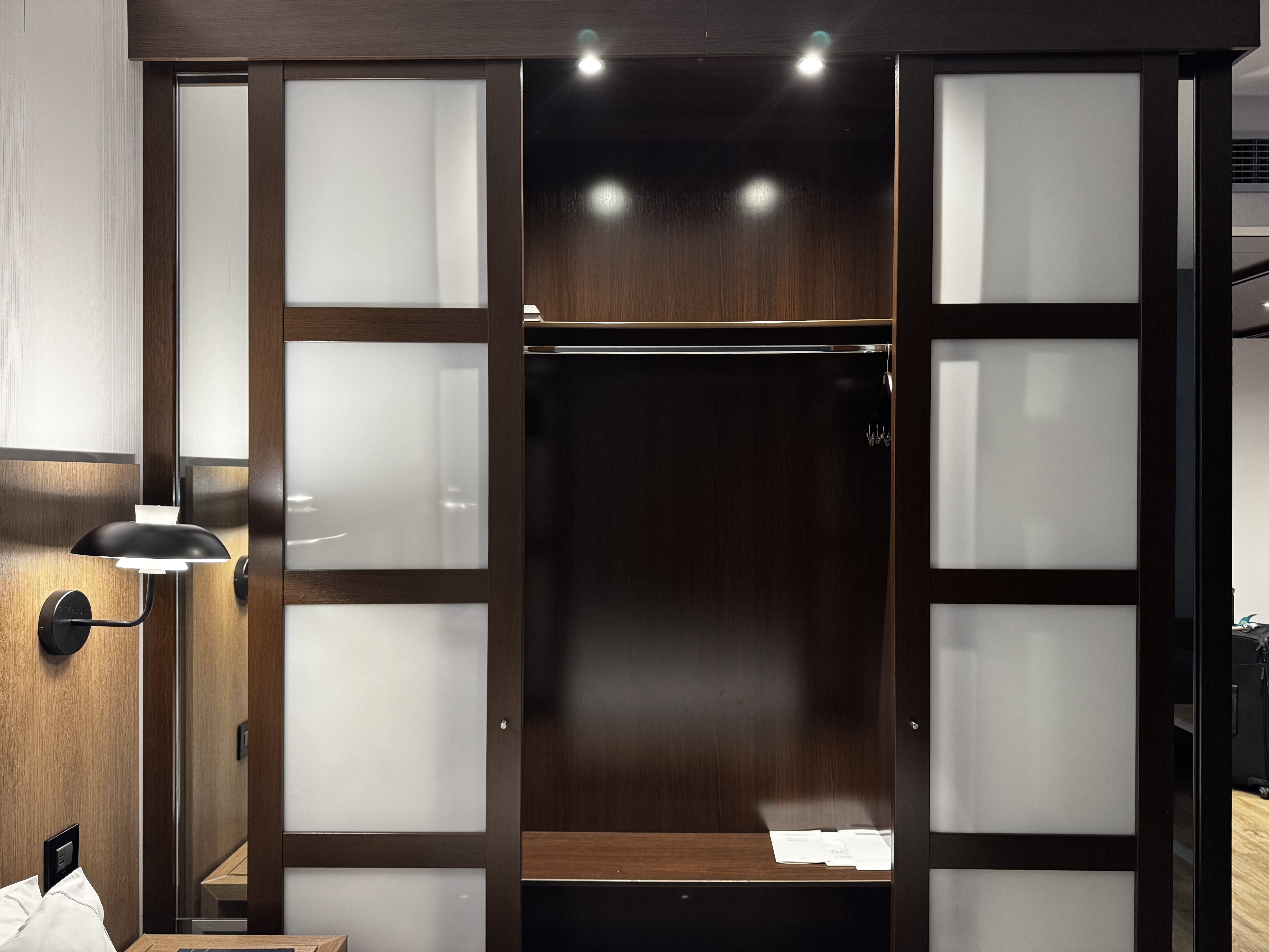 AC Hotel La Finca bedroom closet AC Hotel La Finca bedroom closet