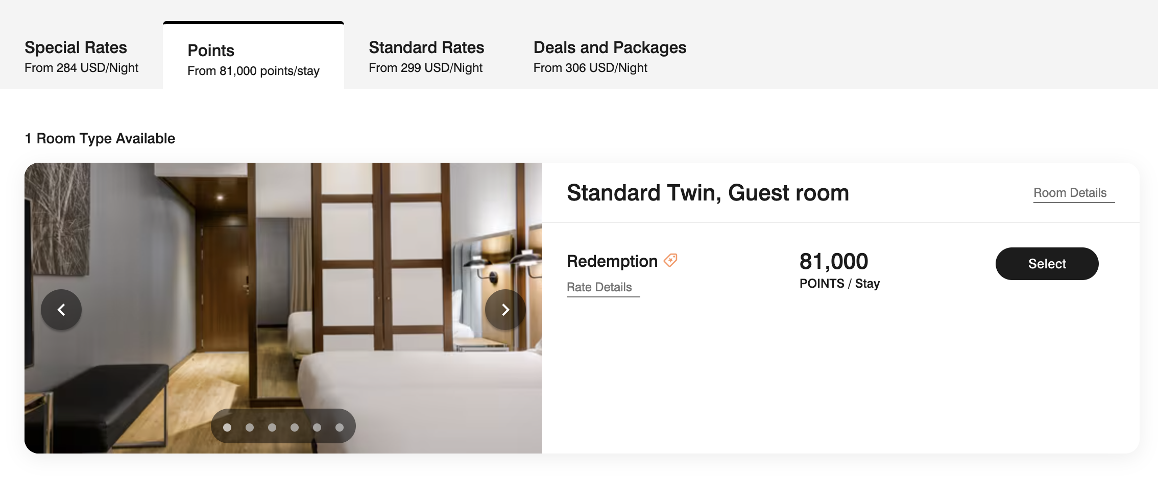 AC Hotel La Finca points cost AC Hotel La Finca points cost