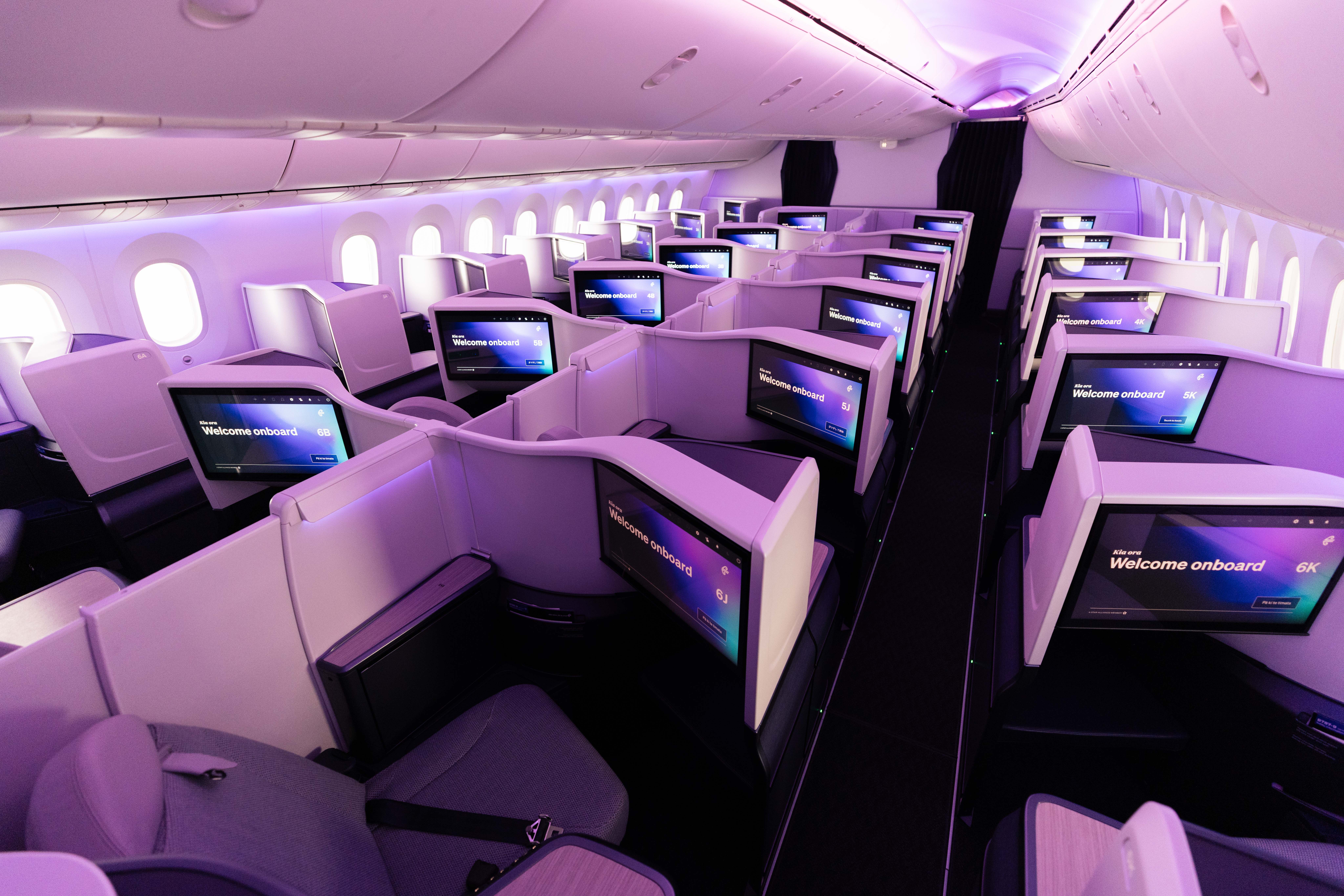 Air New Zealand new business cremier cabin Air New Zealand new business cremier cabin