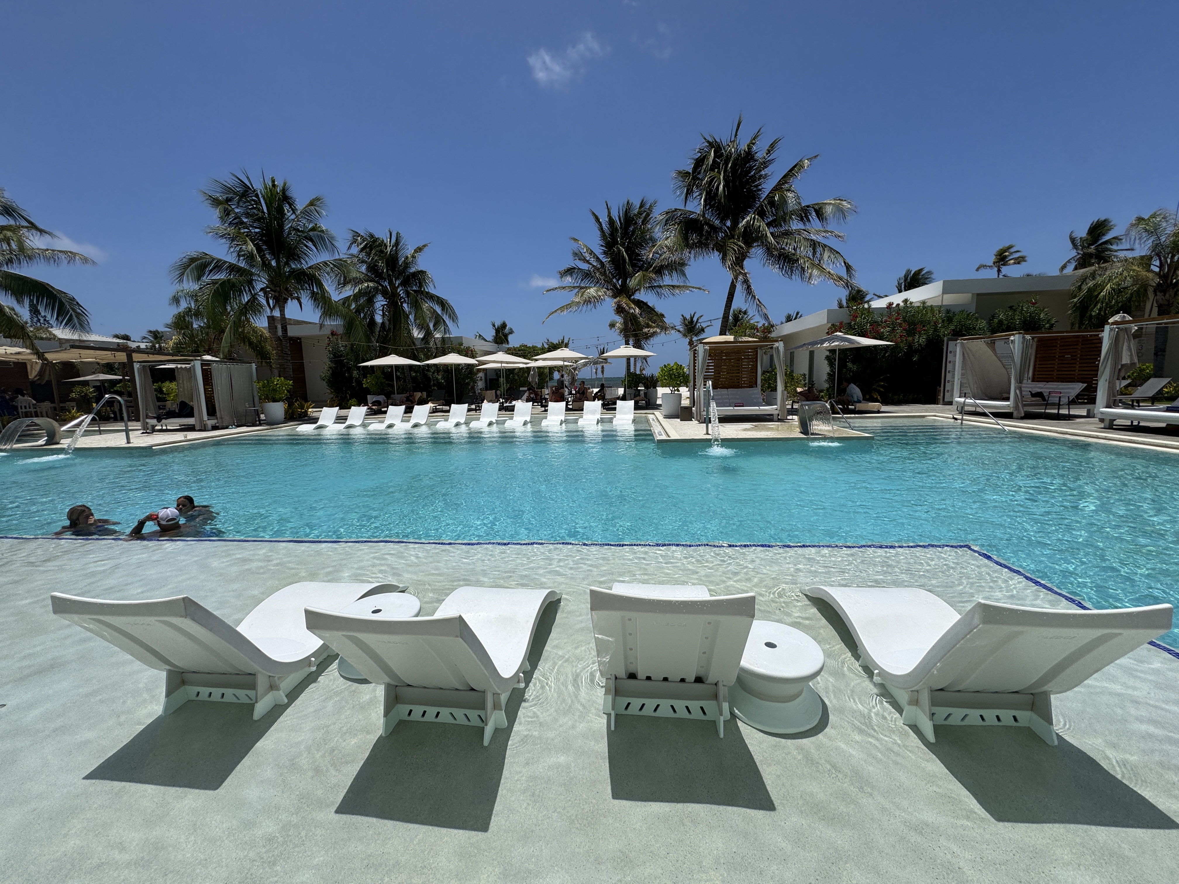 Alaia Belize Main Pool Seating Alaia Belize Main Pool Seating