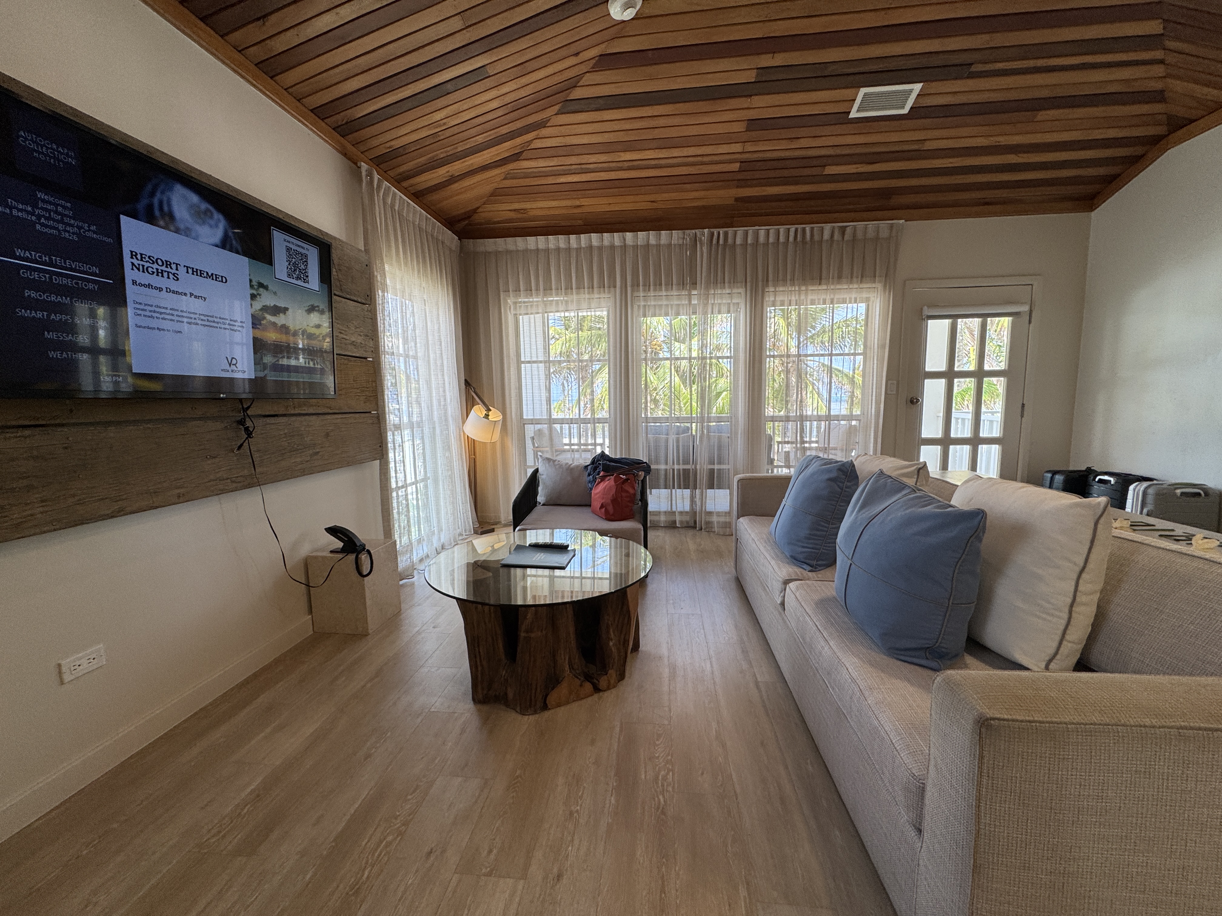 Alaia Belize Reef House Living Room setup Alaia Belize Reef House Living Room setup