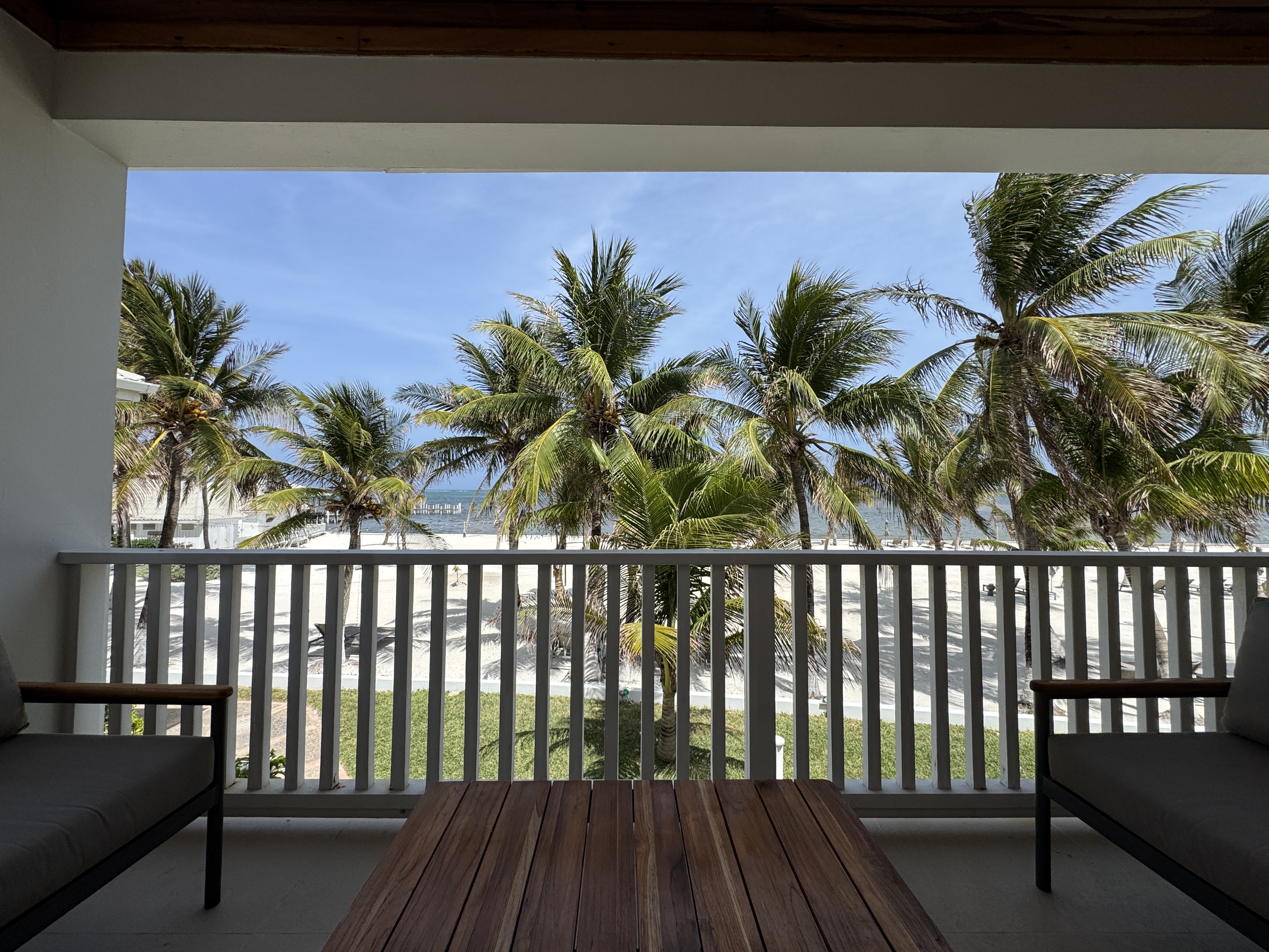 Alaia Belize Reef House Terrace View Alaia Belize Reef House Terrace View