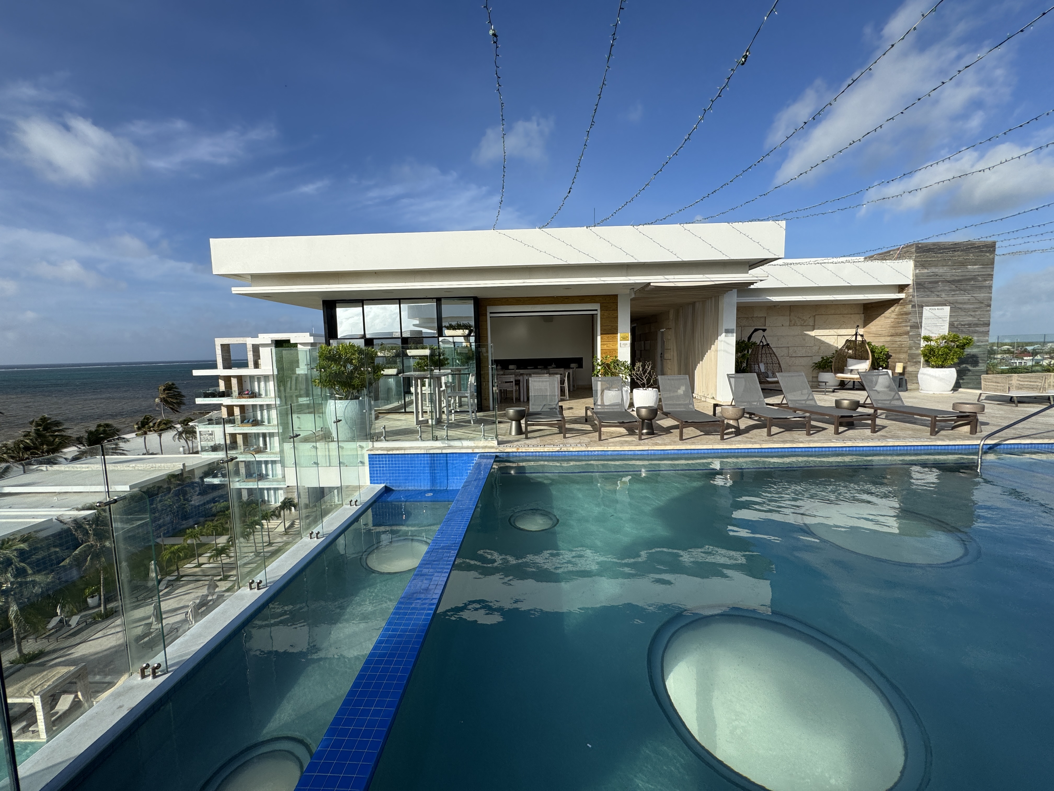 Alaia Belize Rooftop pool deck adults only Alaia Belize Rooftop pool deck adults only
