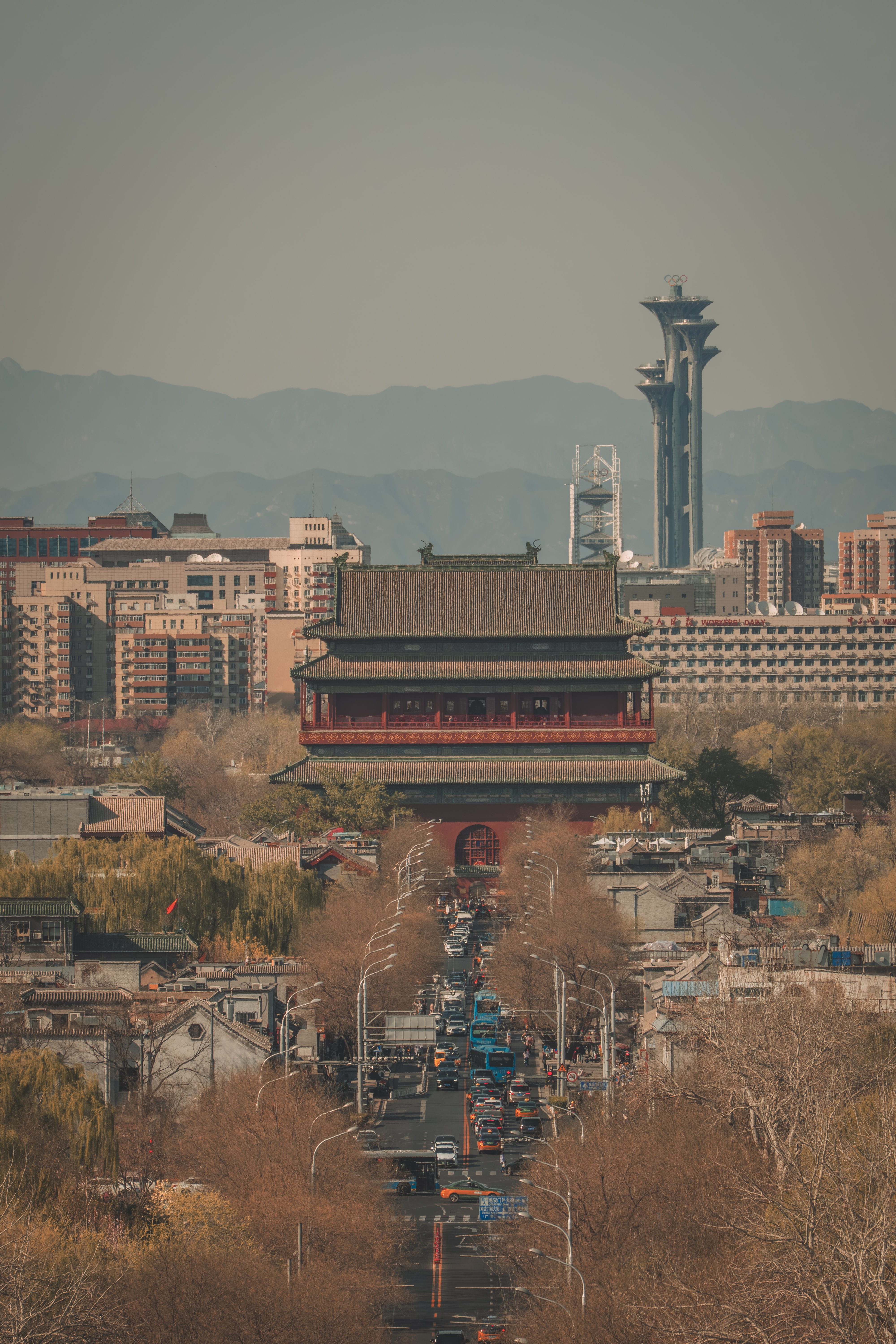 Beijing view from Jingshan Park Beijing view from Jingshan Park