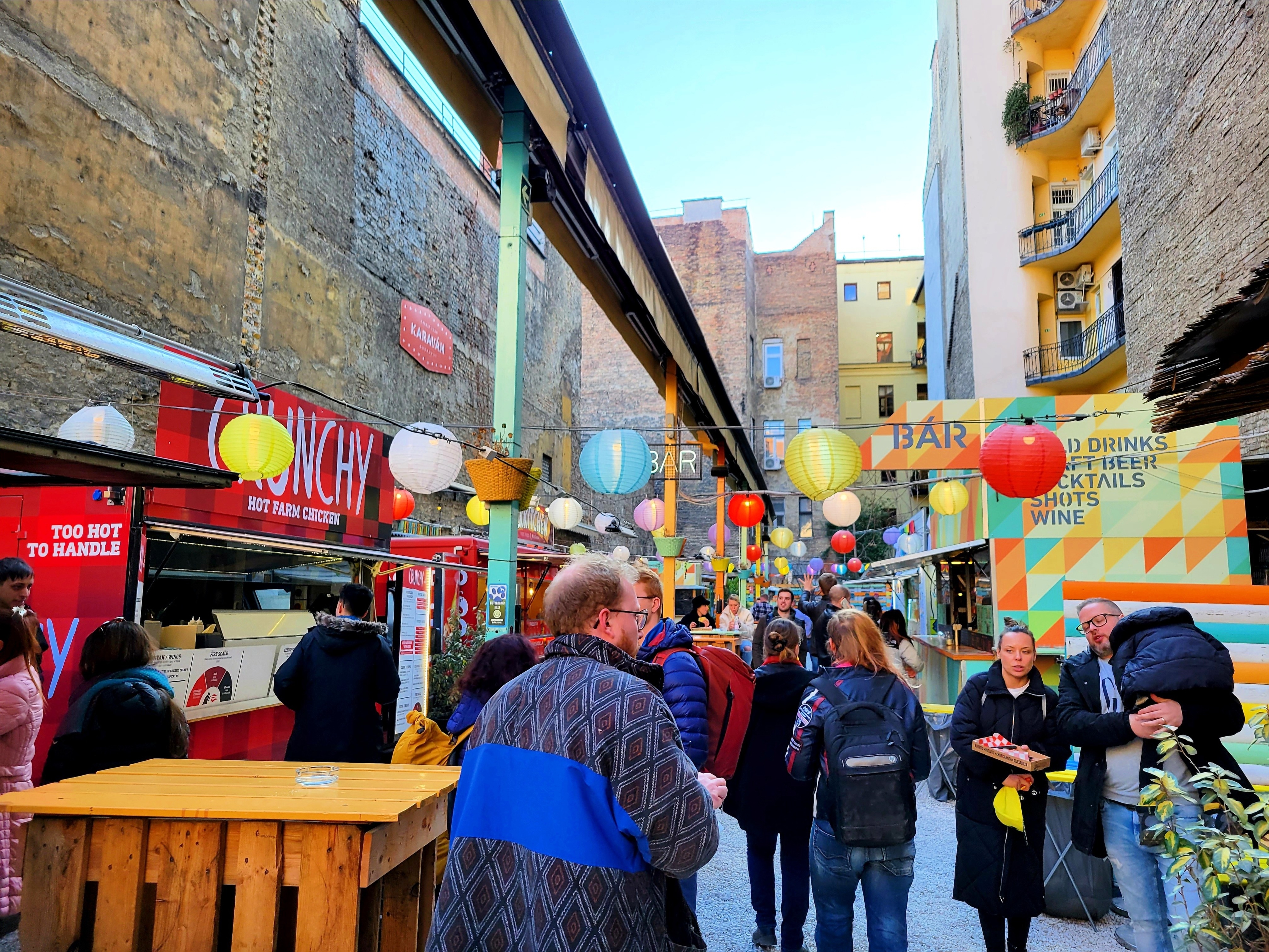 Budapest Outdoor Food Court