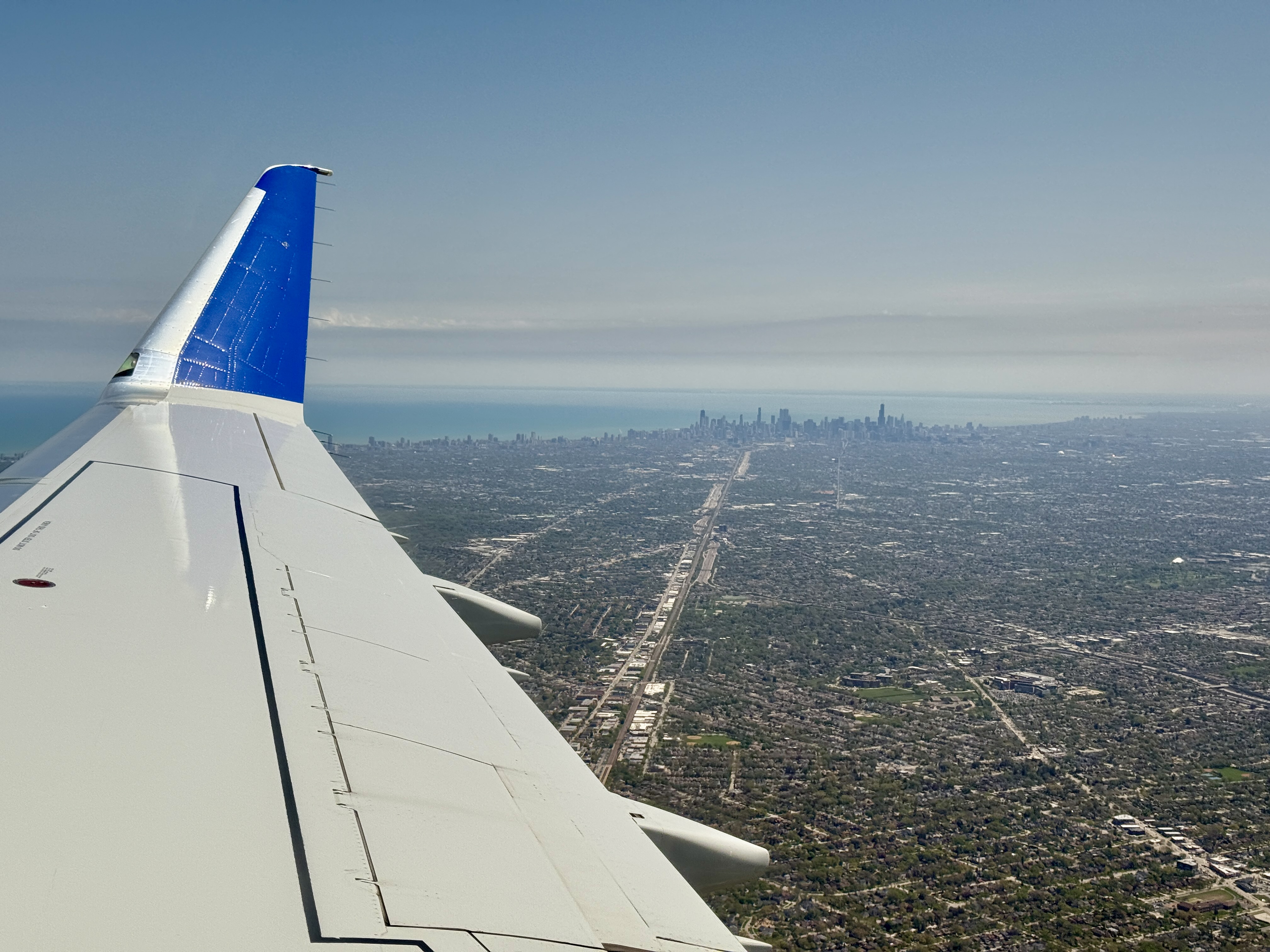 ChicagoSkylineFromUnitedE175 Chicago Skyline From United E175