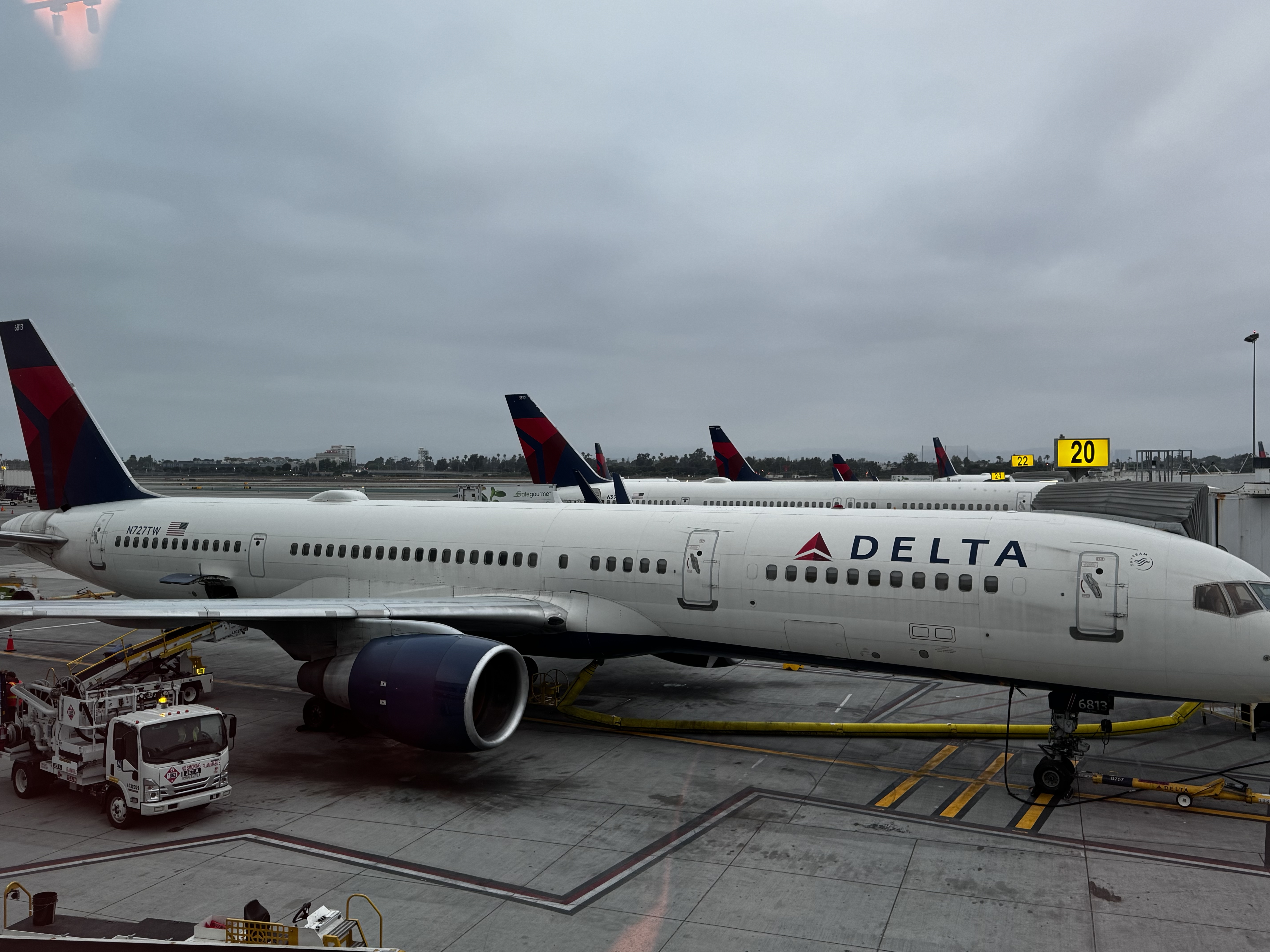 Delta Air Lines Boeing 757 200 at LAX