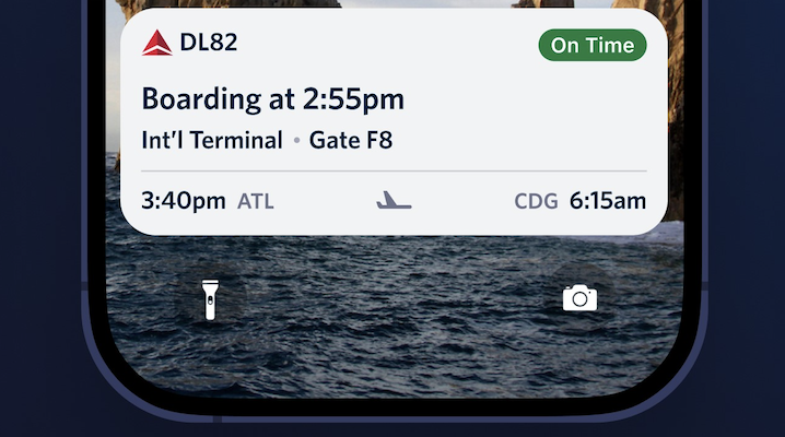 Delta In App Flight Updates Delta In App Flight Updates