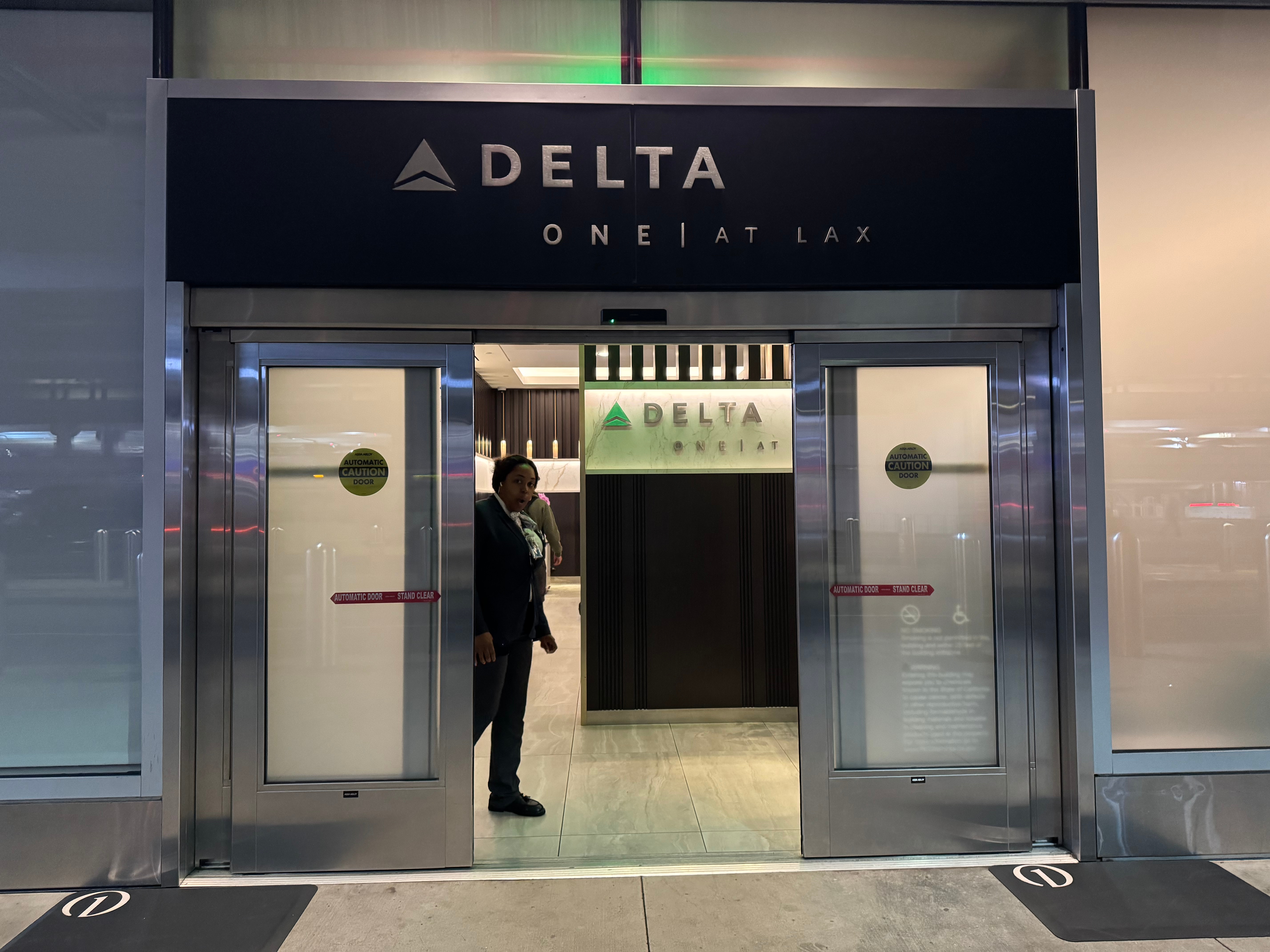 Delta One Lounge LAX dedicated entrance Delta One Lounge LAX dedicated entrance