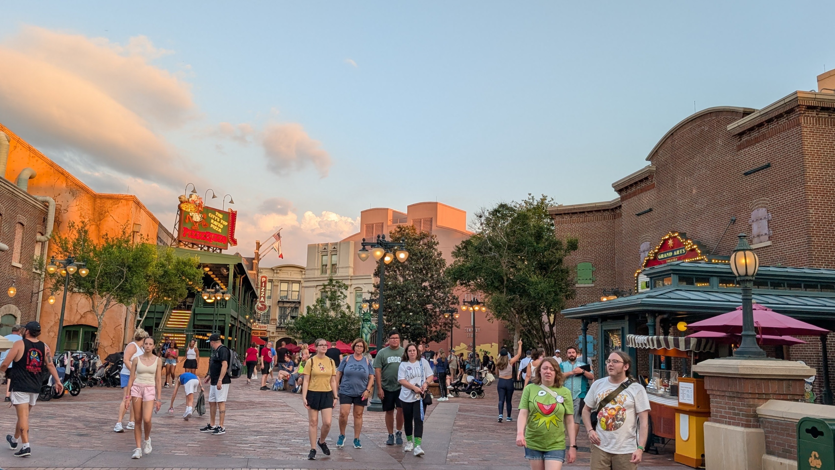 Disney World Hollywood Studios Muppets Courtyard daytime wide Disney World Hollywood Studios Muppets Courtyard daytime wide