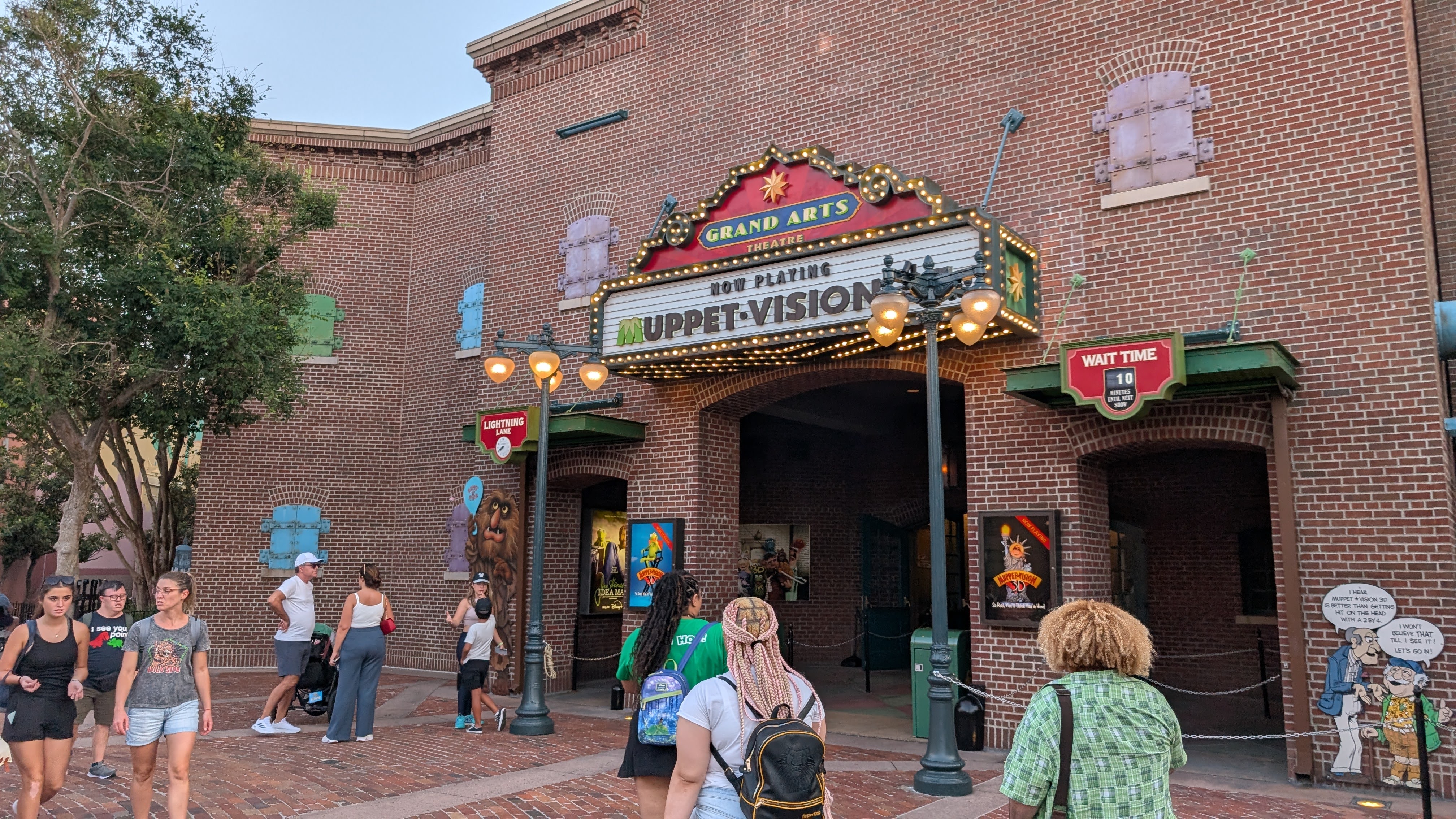 Disney World Hollywood Studios Muppetvision 3D entrance day Disney World Hollywood Studios Muppetvision 3D entrance day