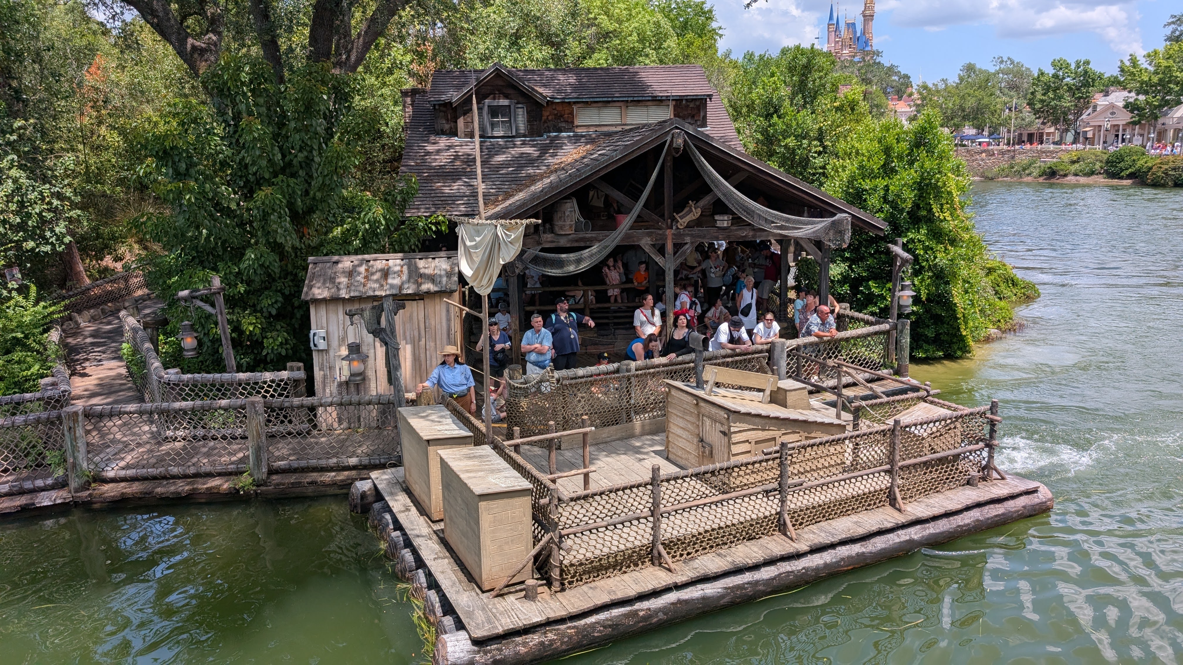 Disney World Magic Kingdom Tom Sawyer Island dock Disney World Magic Kingdom Tom Sawyer Island dock