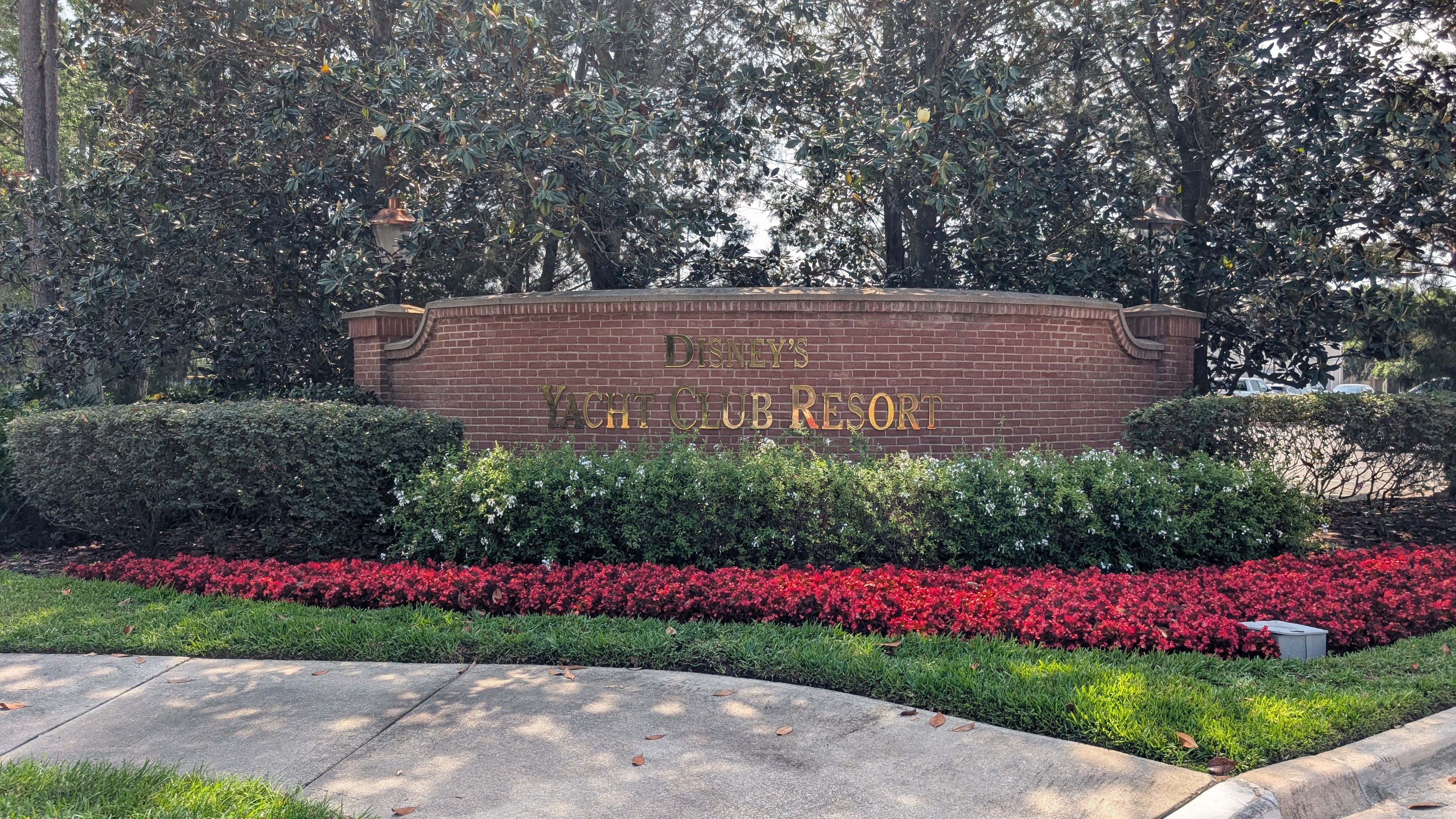 Disneys Yacht Club Resort entrance sign Disneys Yacht Club Resort entrance sign