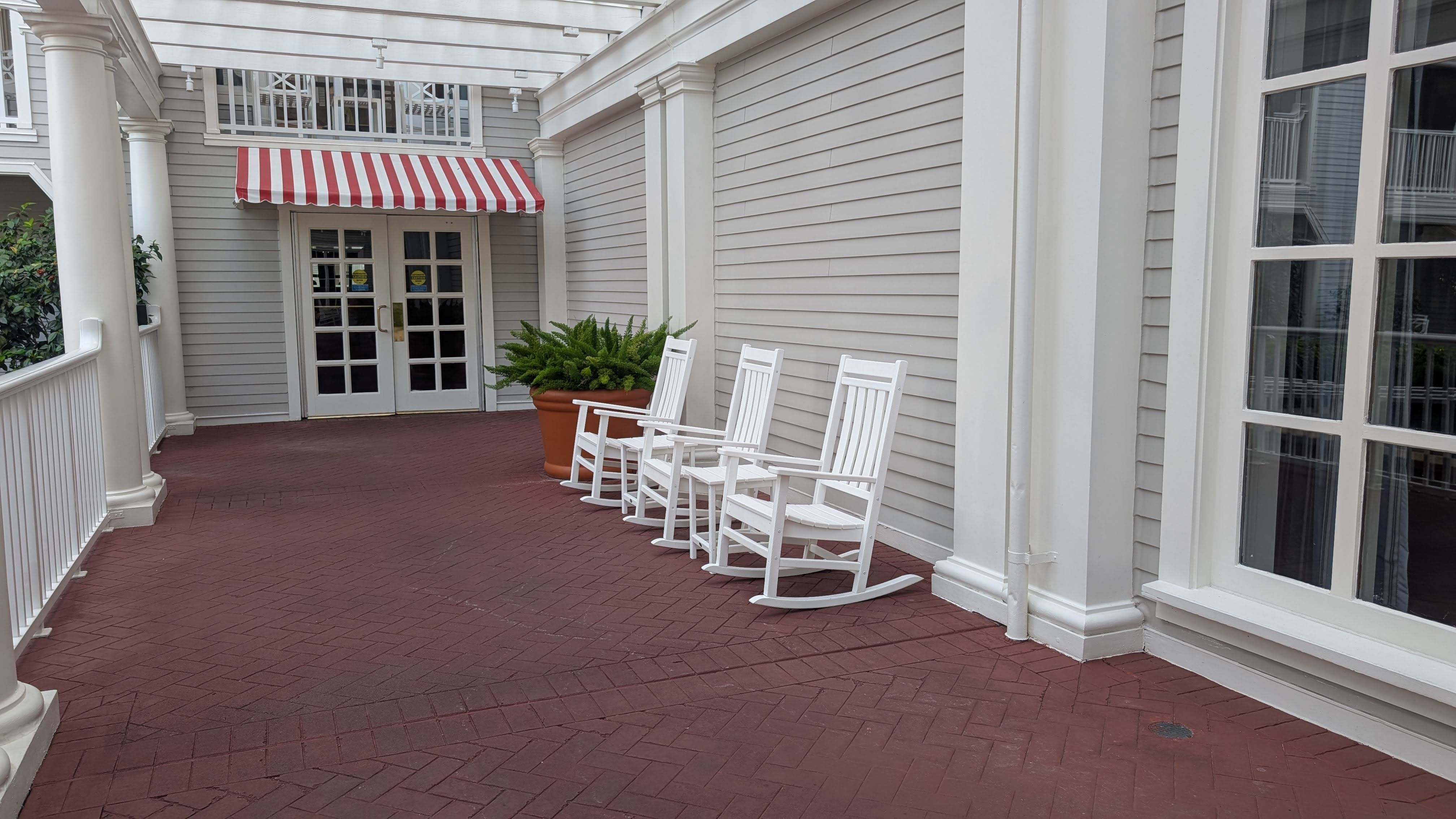 Disneys Yacht Club Resort lobby back porch Disneys Yacht Club Resort lobby back porch