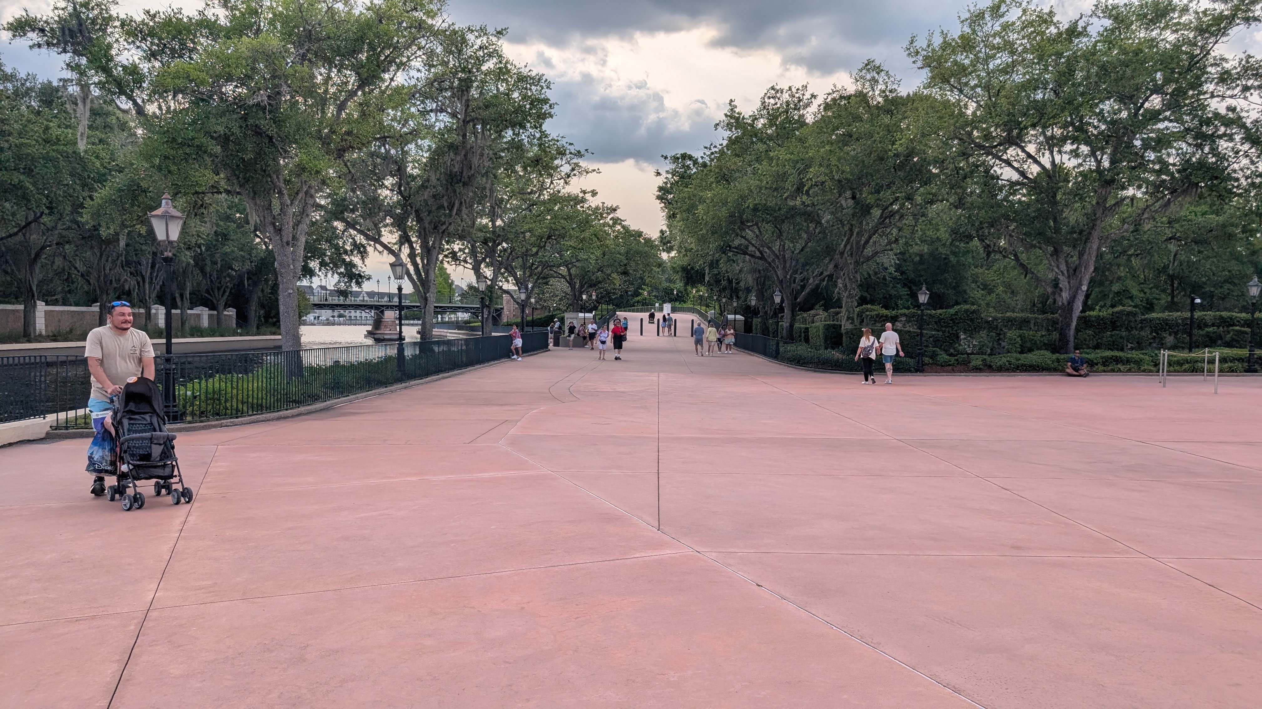 Disneys Yacht Club Resort walkway from Epcot Disneys Yacht Club Resort walkway from Epcot