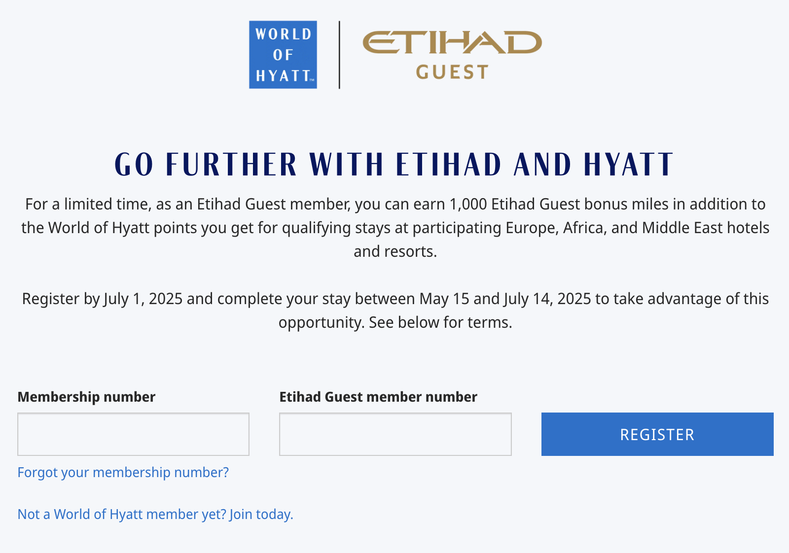 Etihad Hyatt bonus miles promotion May 2025 Etihad Hyatt bonus miles promotion May 2025
