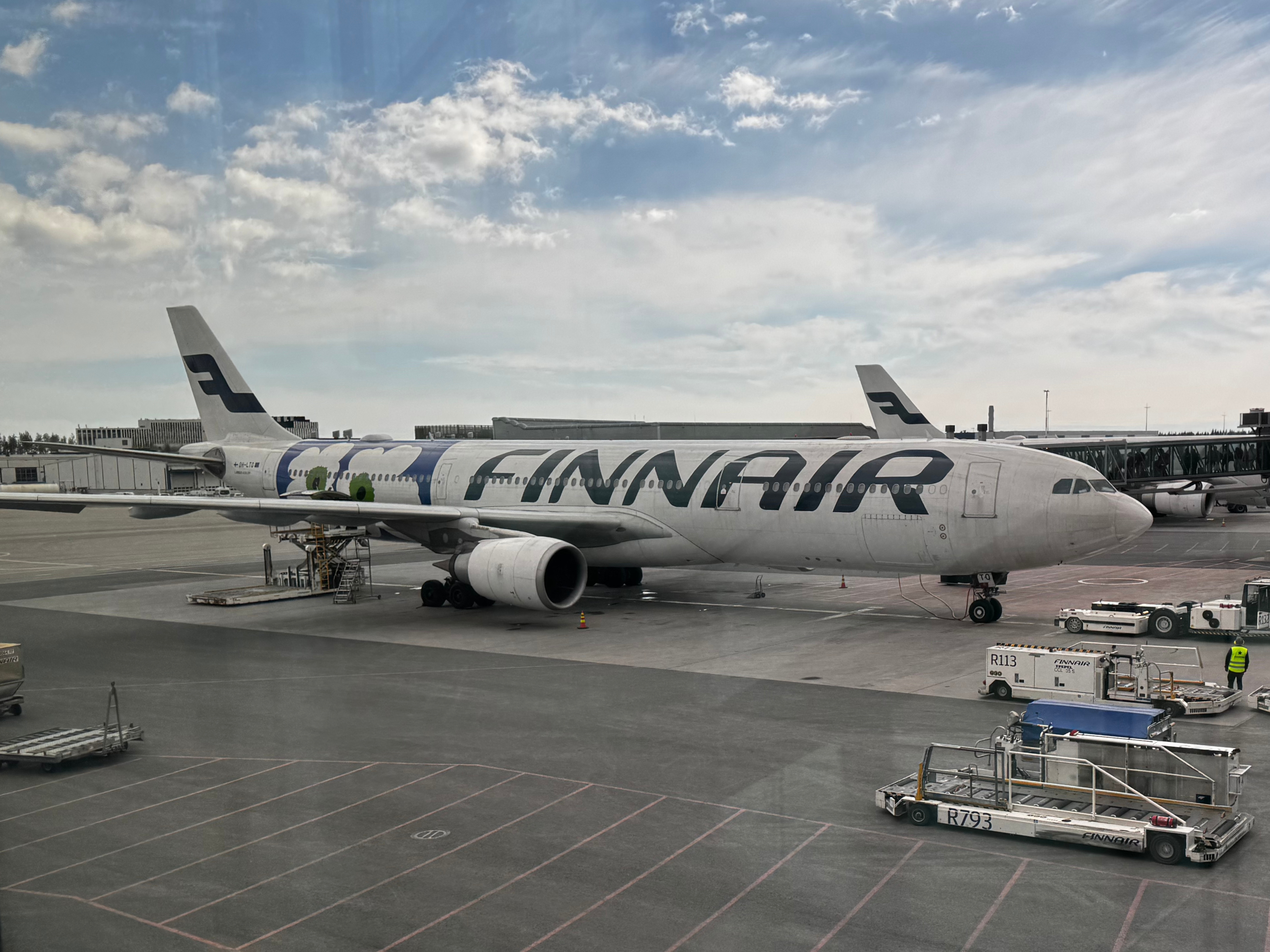 Finnair A330 plane at Helsinki Finnair A330 plane at Helsinki