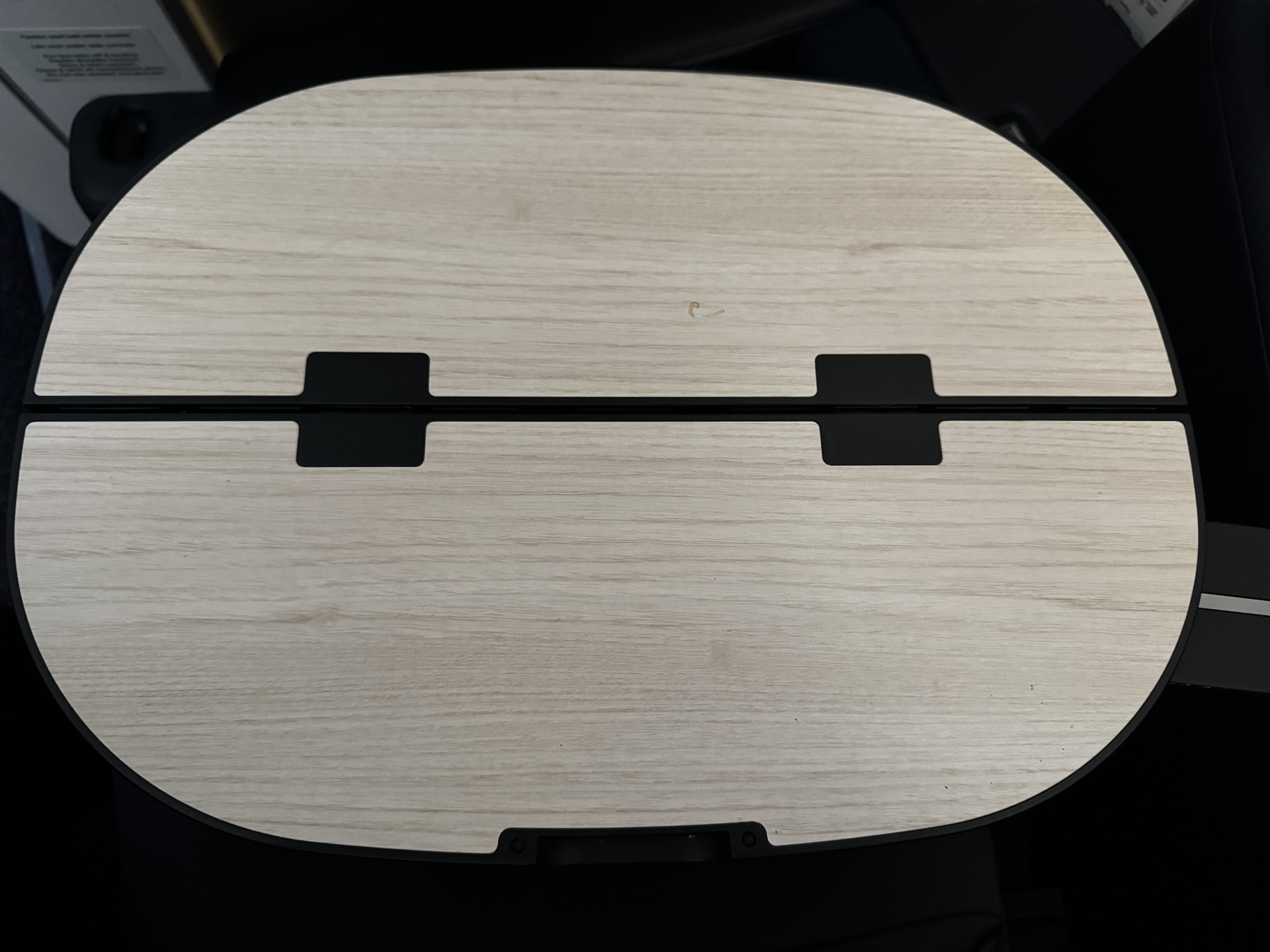 Finnair A350XWB business class tray table