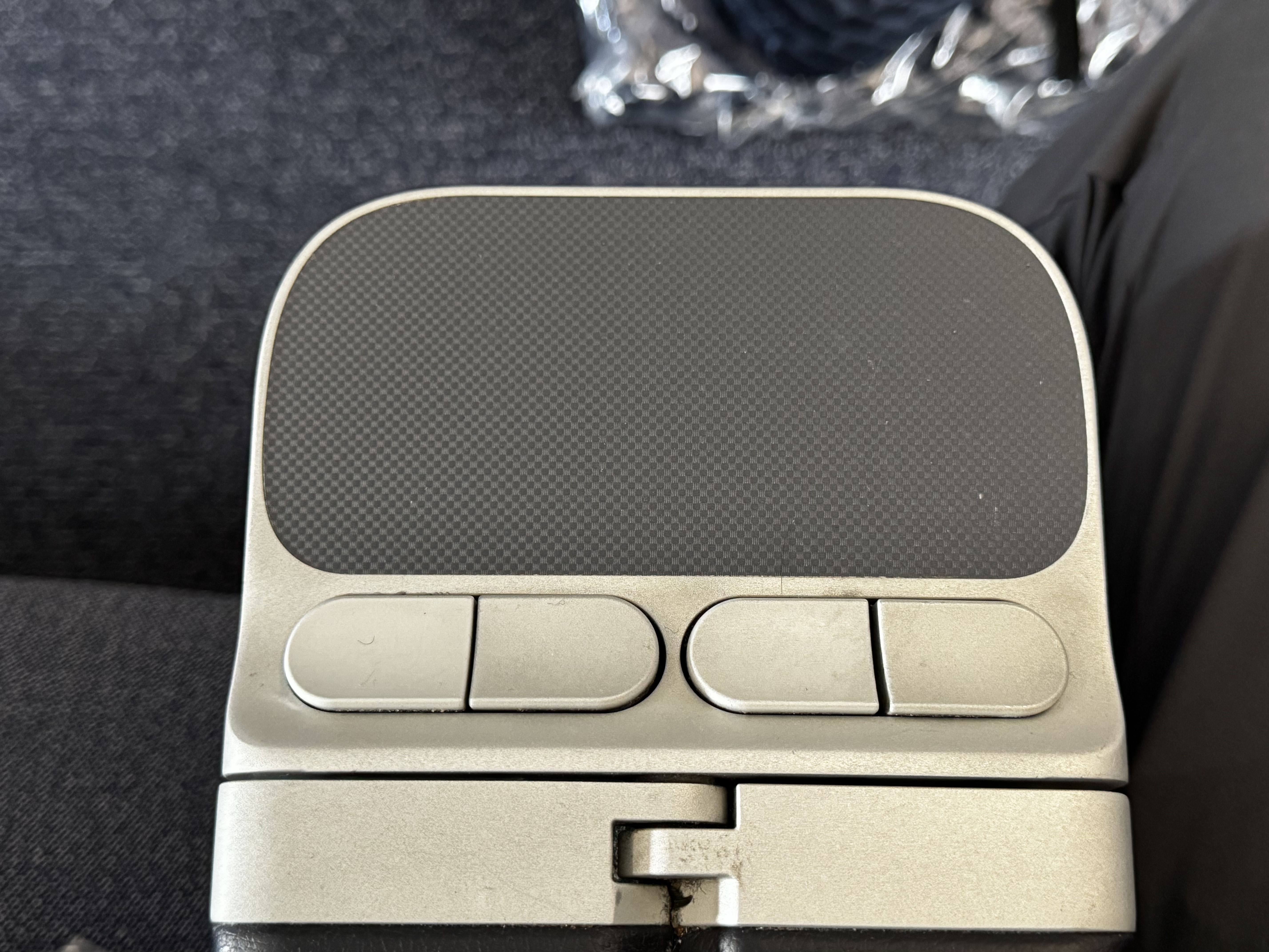 Finnair A350XWB premium economy cocktail table Finnair A350XWB premium economy cocktail table
