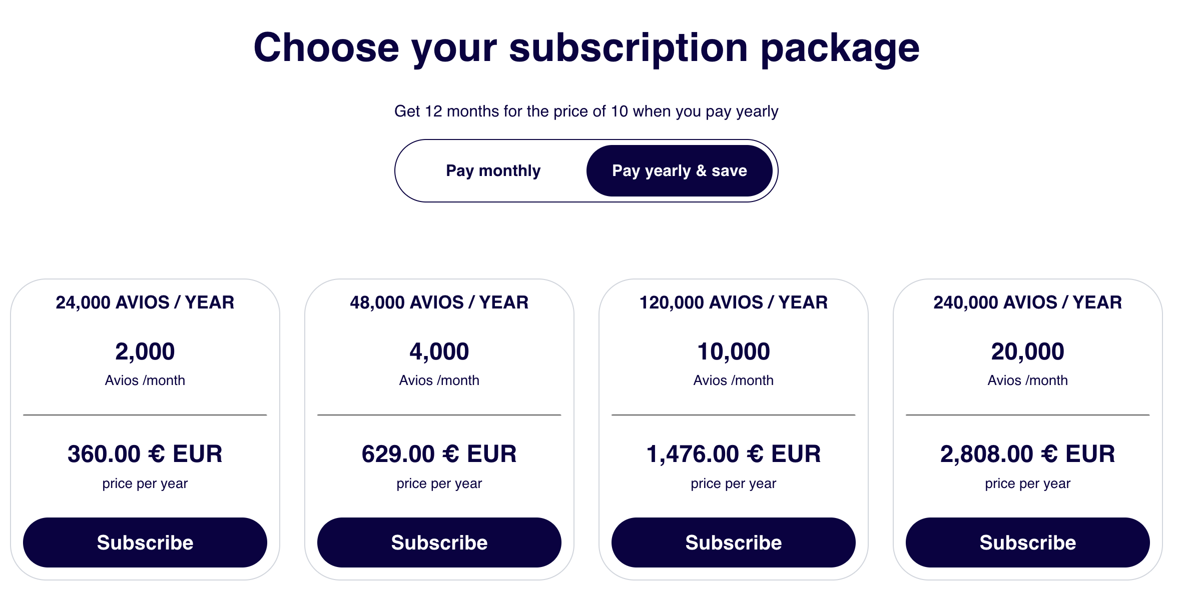 Finnair subscription plans