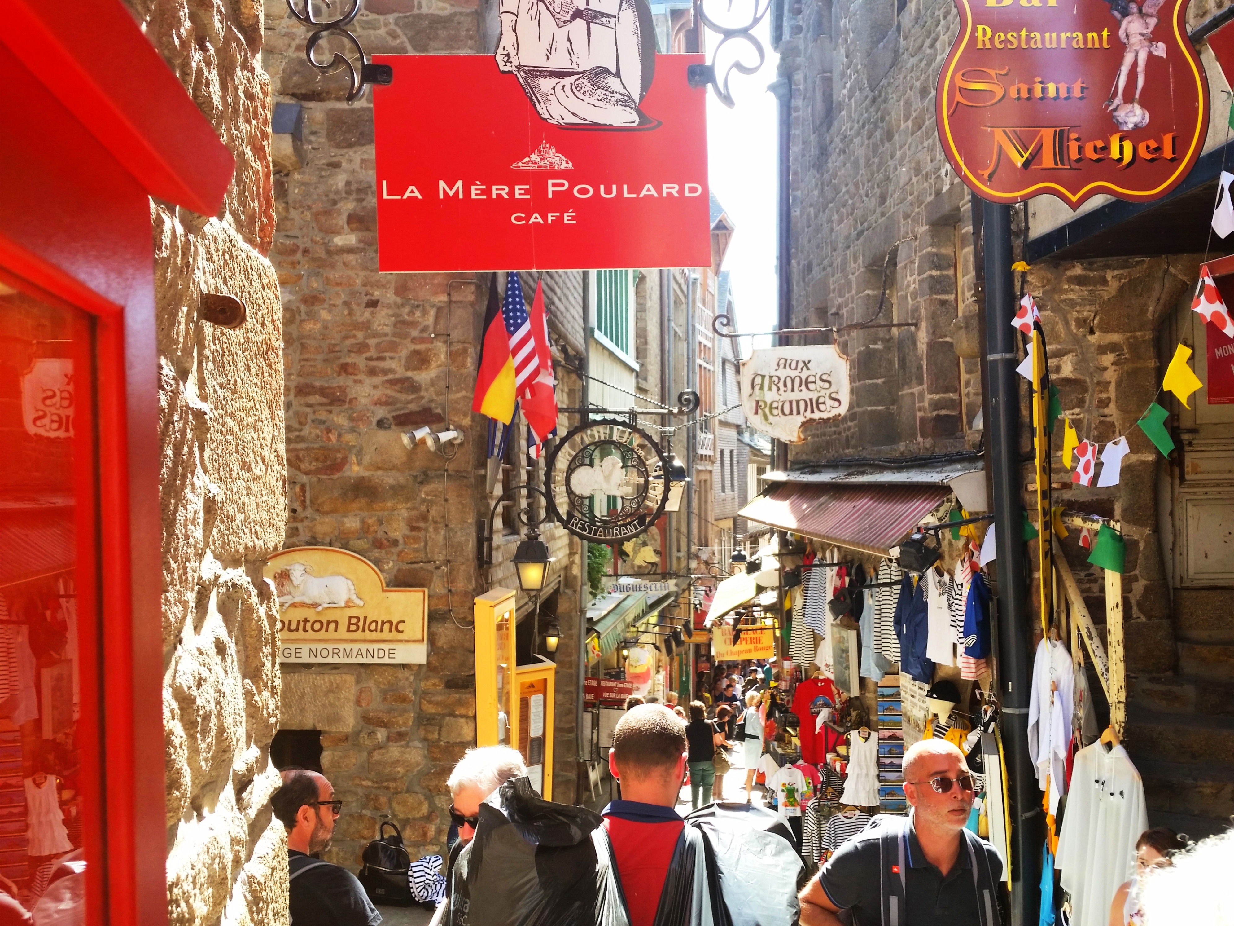 France Mont St Michel Street
