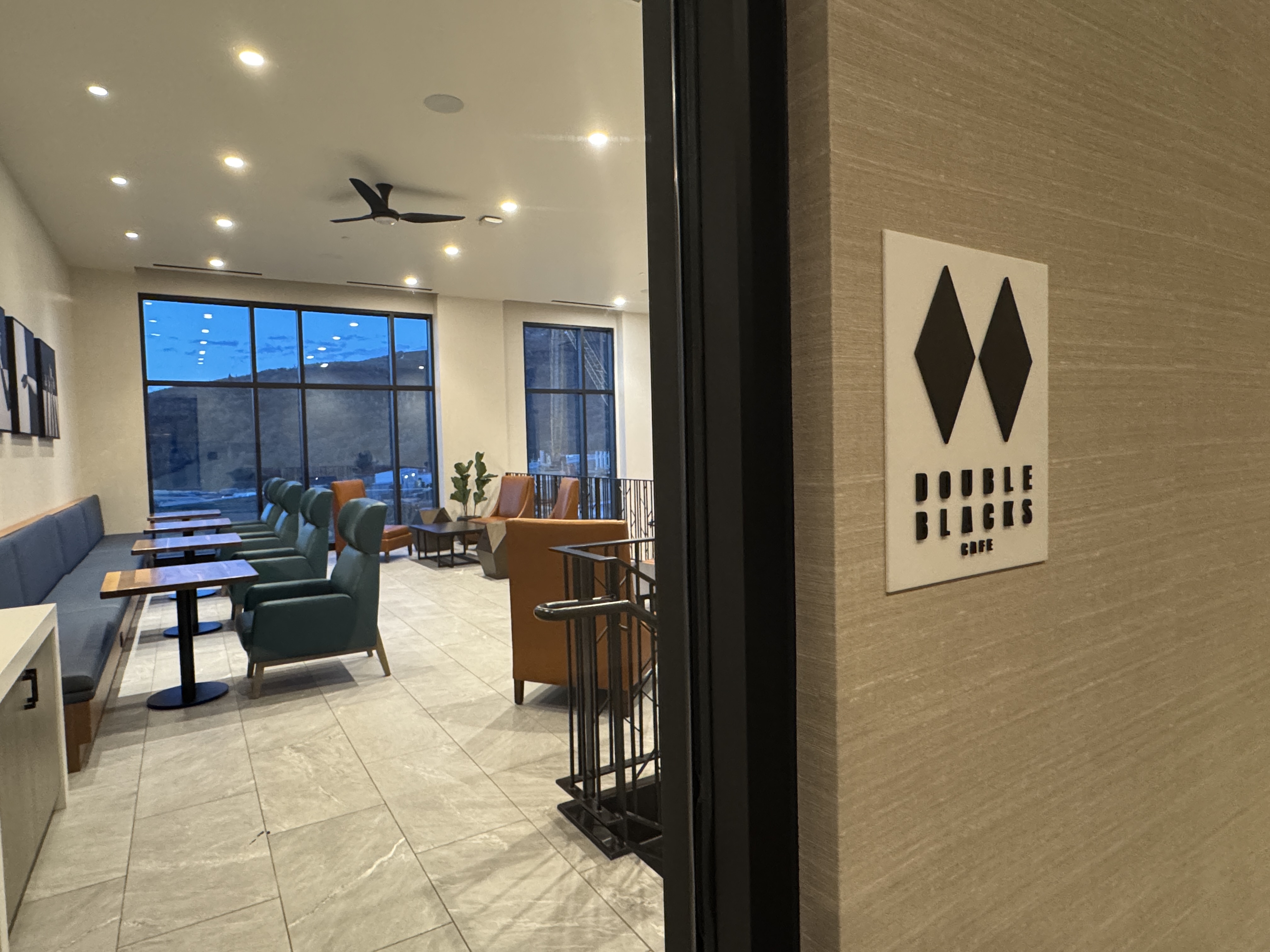 Grand Hyatt Deer Valley Double Blacks Coffee Shop Entrance Grand Hyatt Deer Valley Double Blacks Coffee Shop Entrance