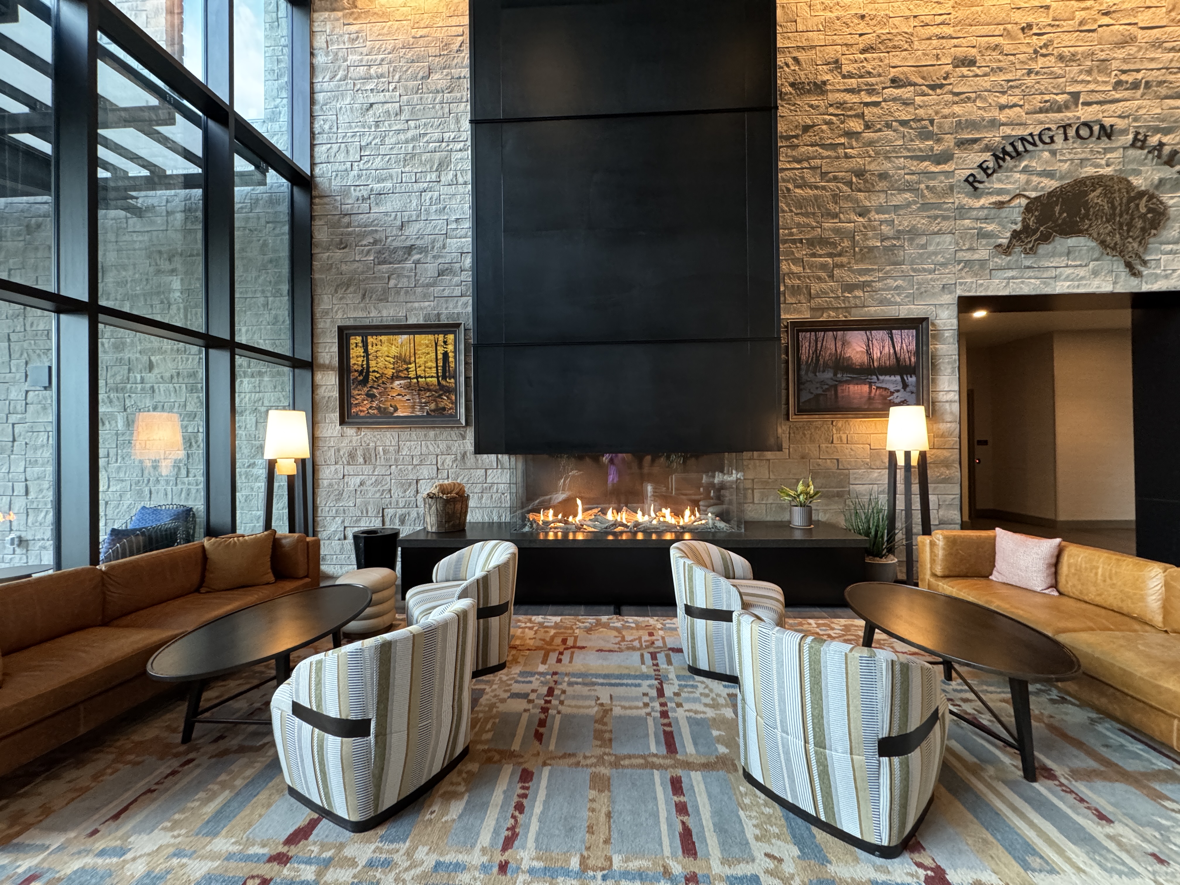 Grand Hyatt Deer Valley Living Room Fireplace
