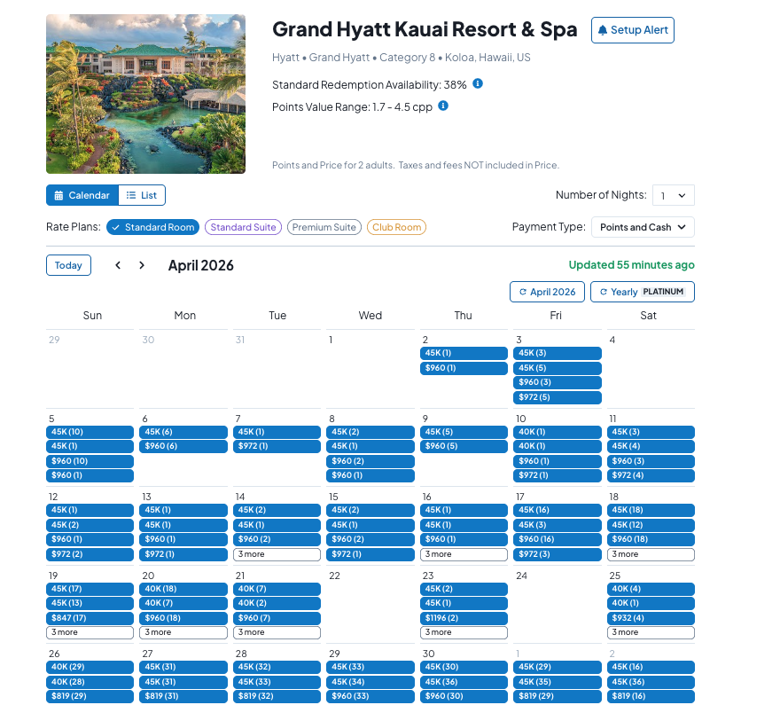 Grand Hyatt Kauai MaxMyPoint Grand Hyatt Kauai MaxMyPoint