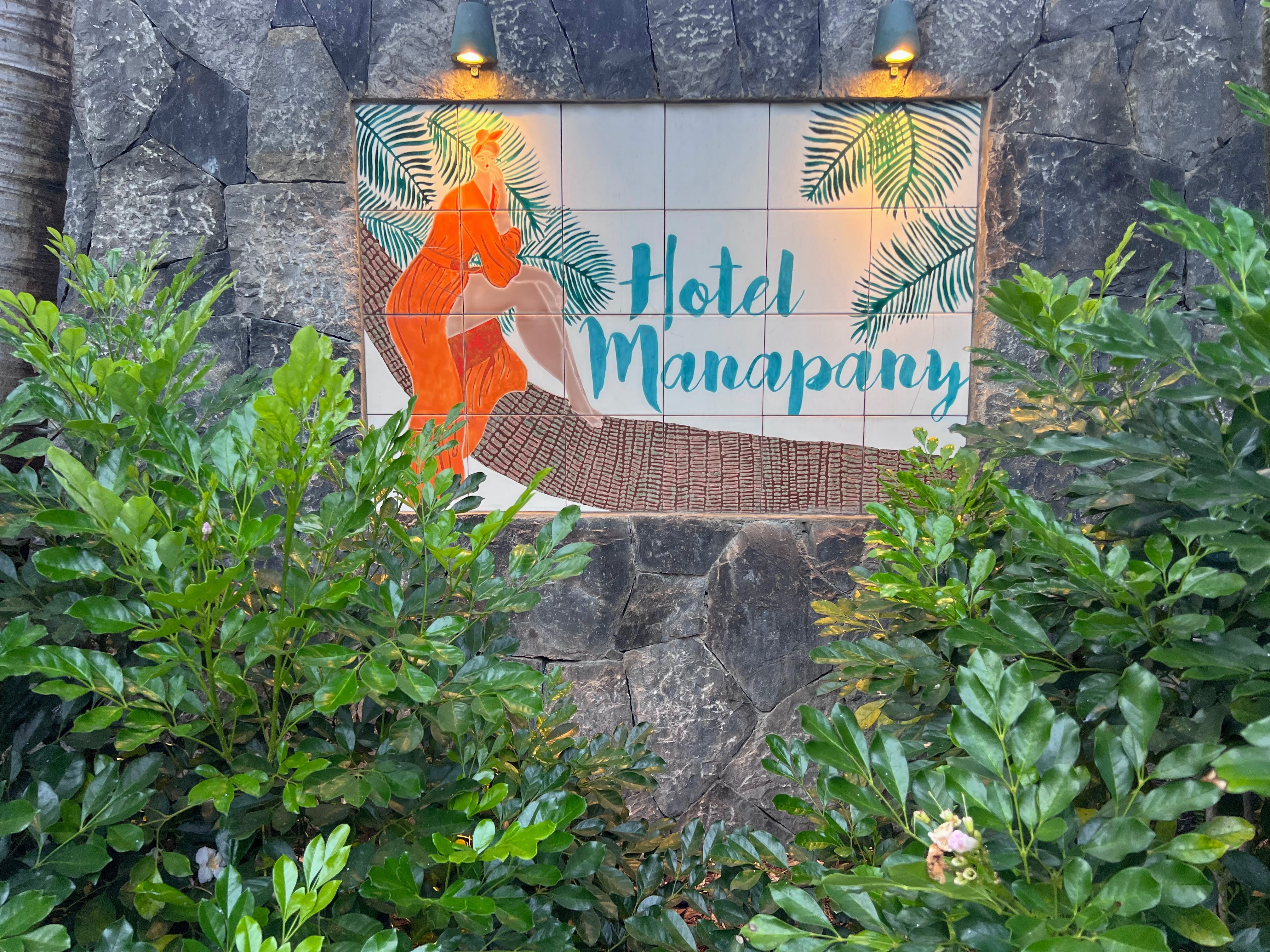 Hotel Manapany sign in St. Barths