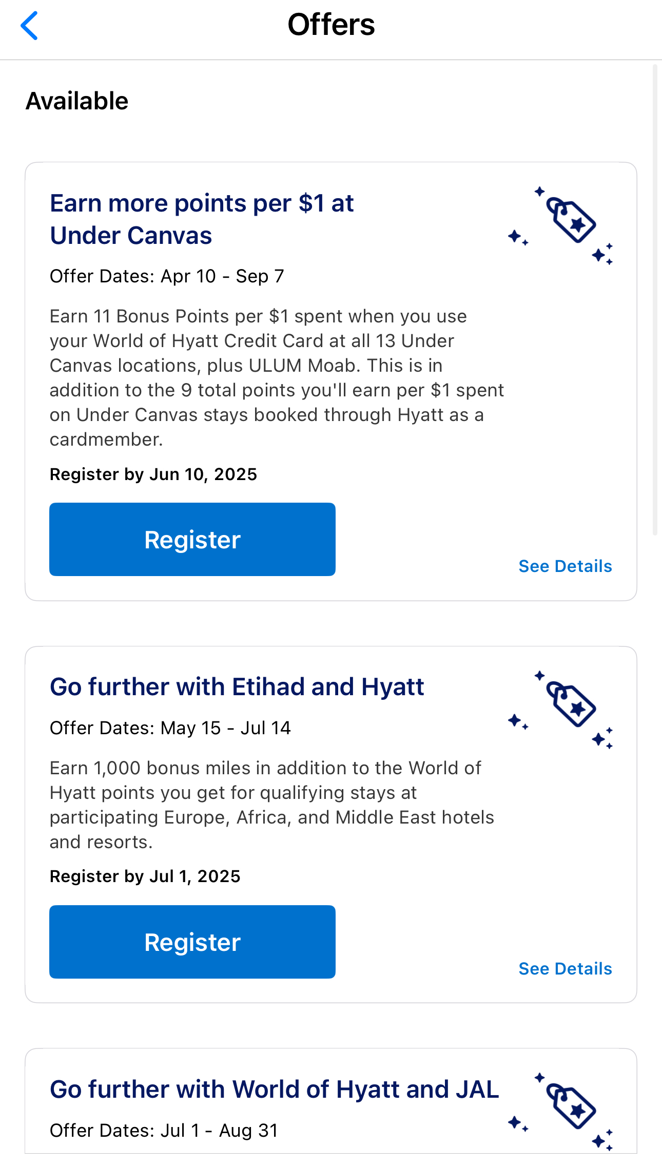 Hyatt App Offers