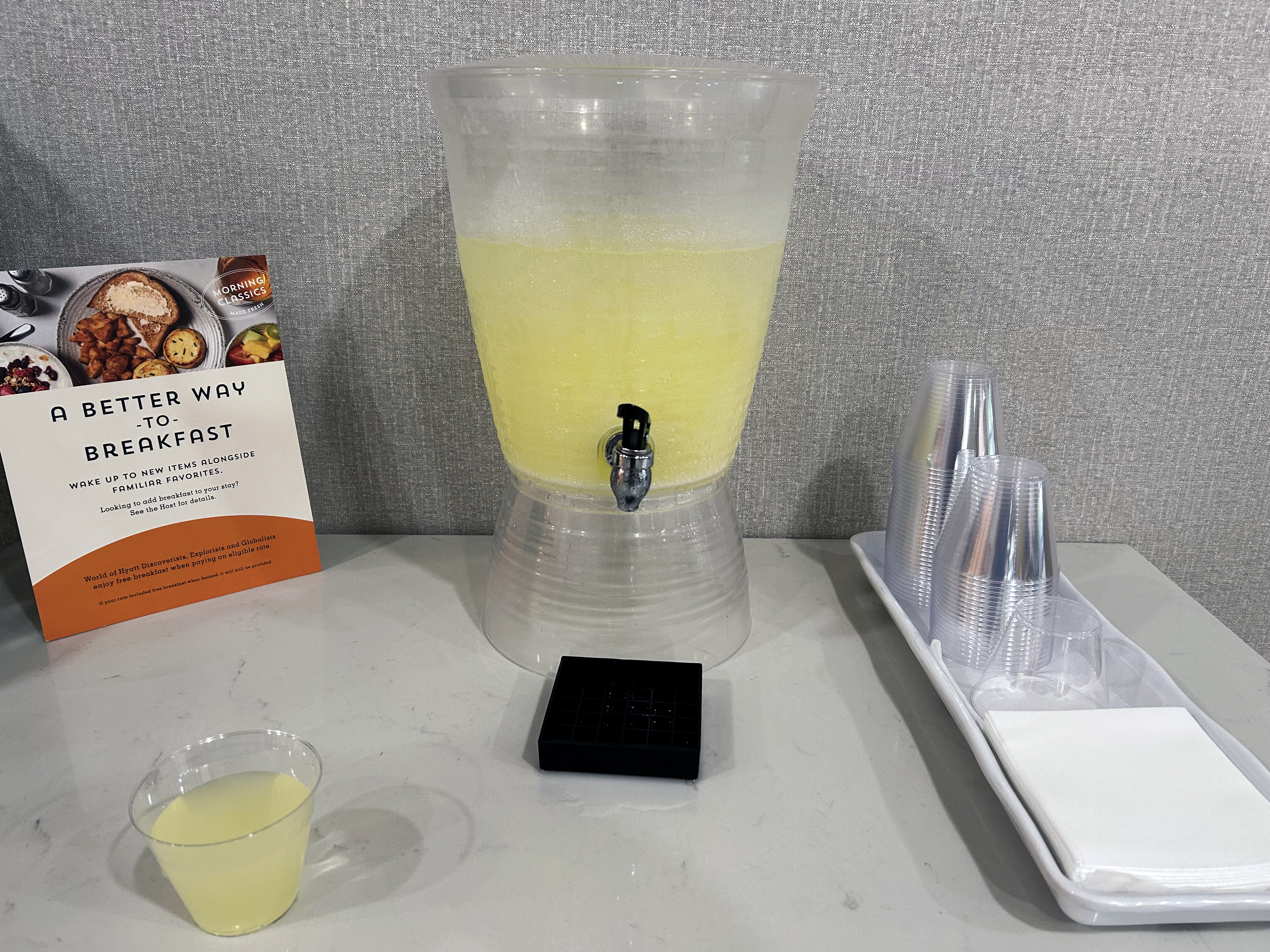 Hyatt Place I Drive Orlando Florida lemonade