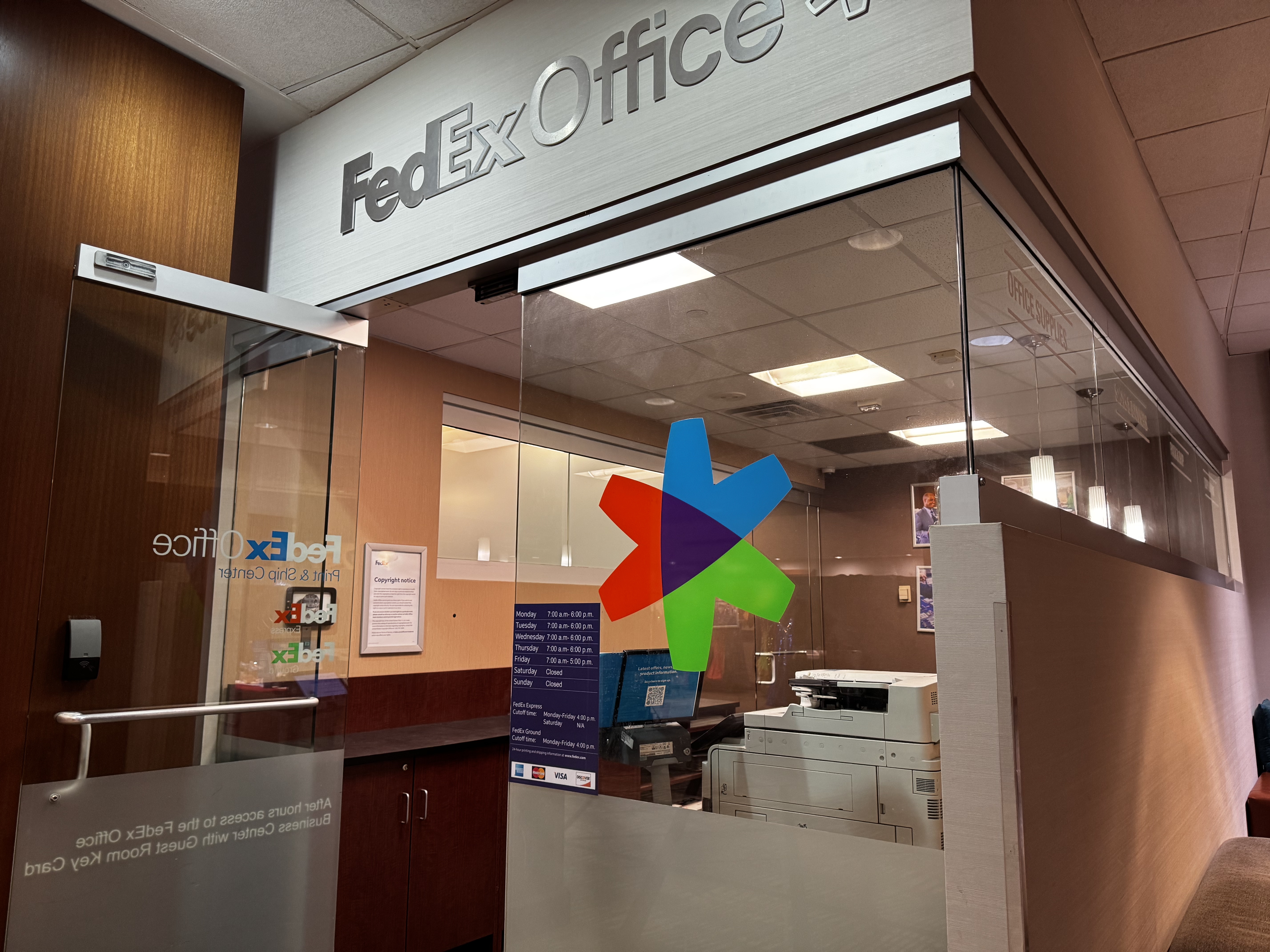 FedEx boxes Hyatt Regency DFW FedEx Office
