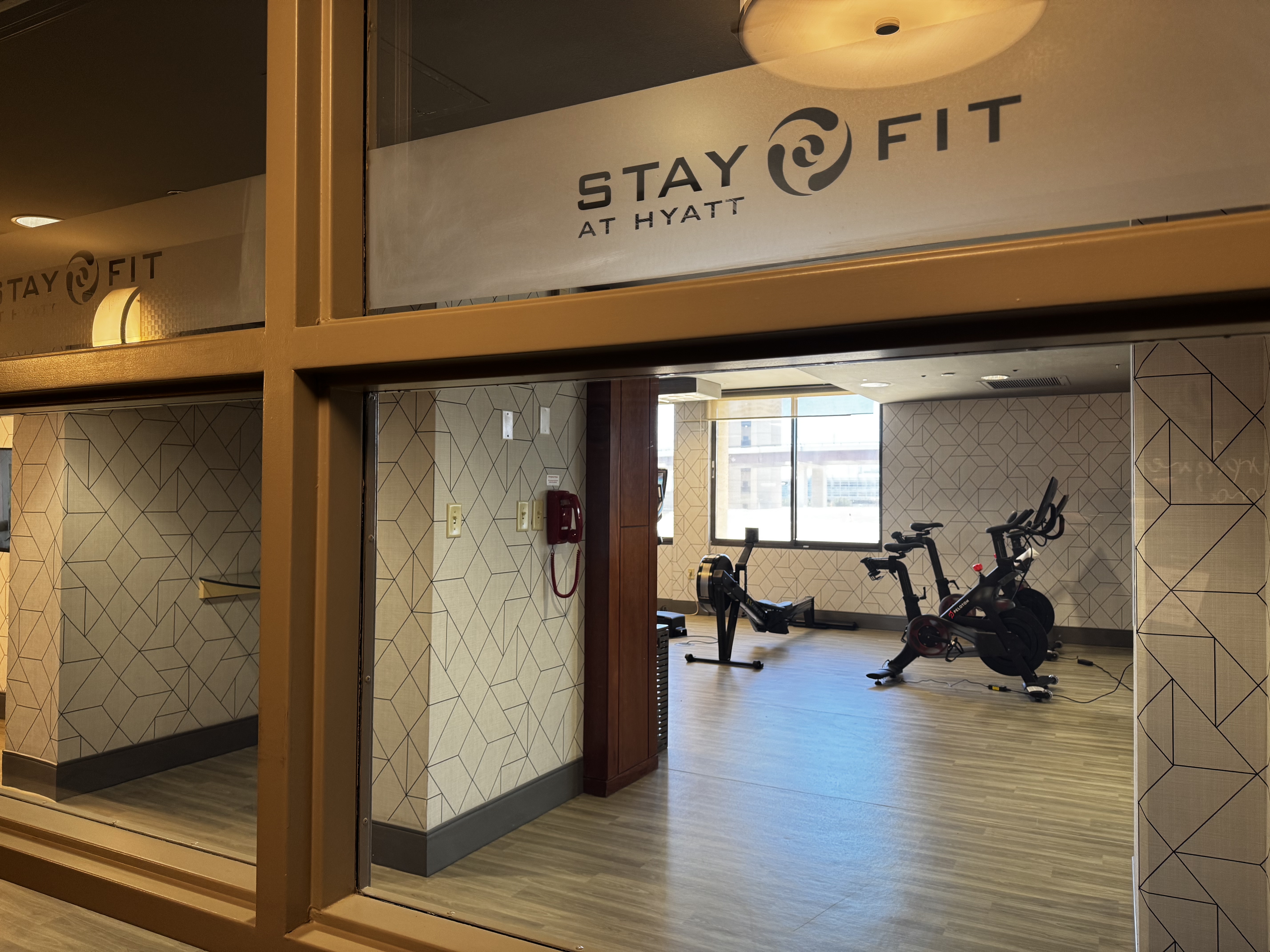 Hyatt Regency DFW gym entrance