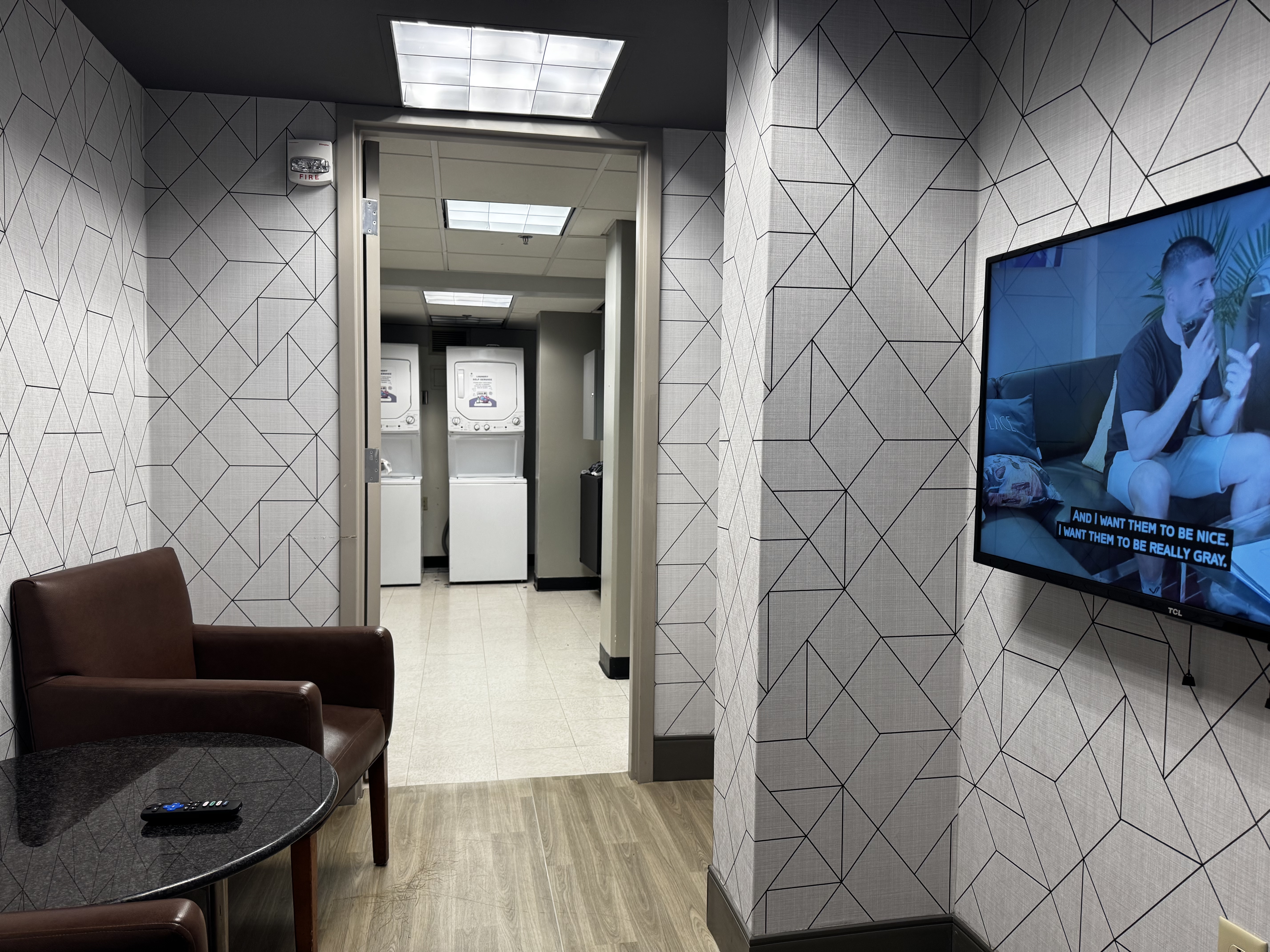 Hyatt Regency DFW laundry entrance