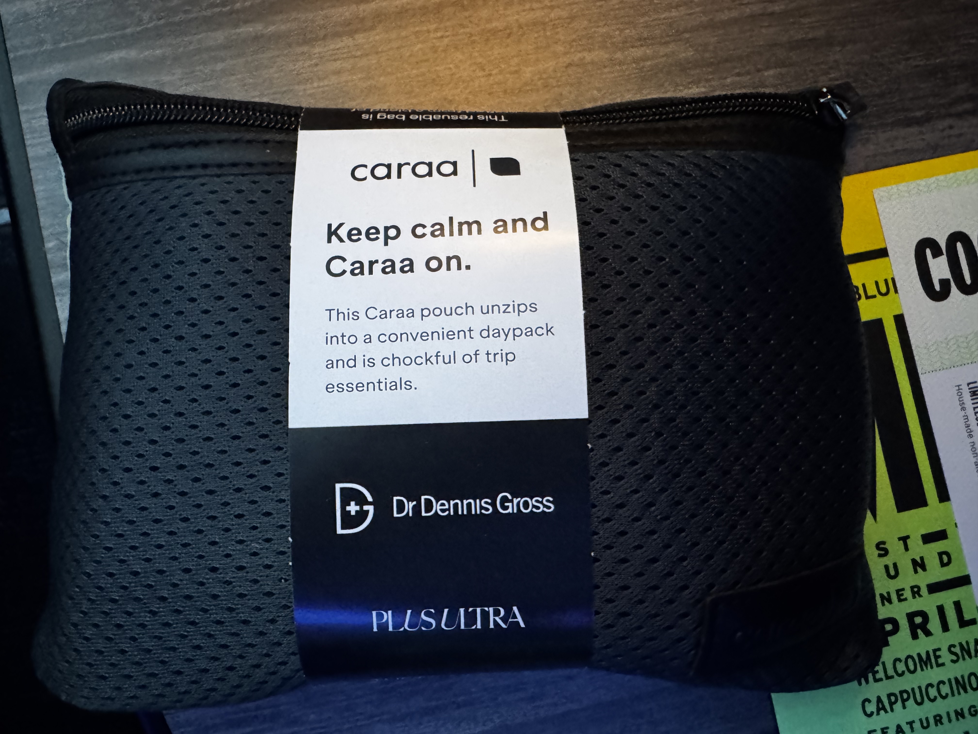 JetBlue Mint A321XLR BOS MAD amenity kit JetBlue Mint A321XLR BOS MAD amenity kit