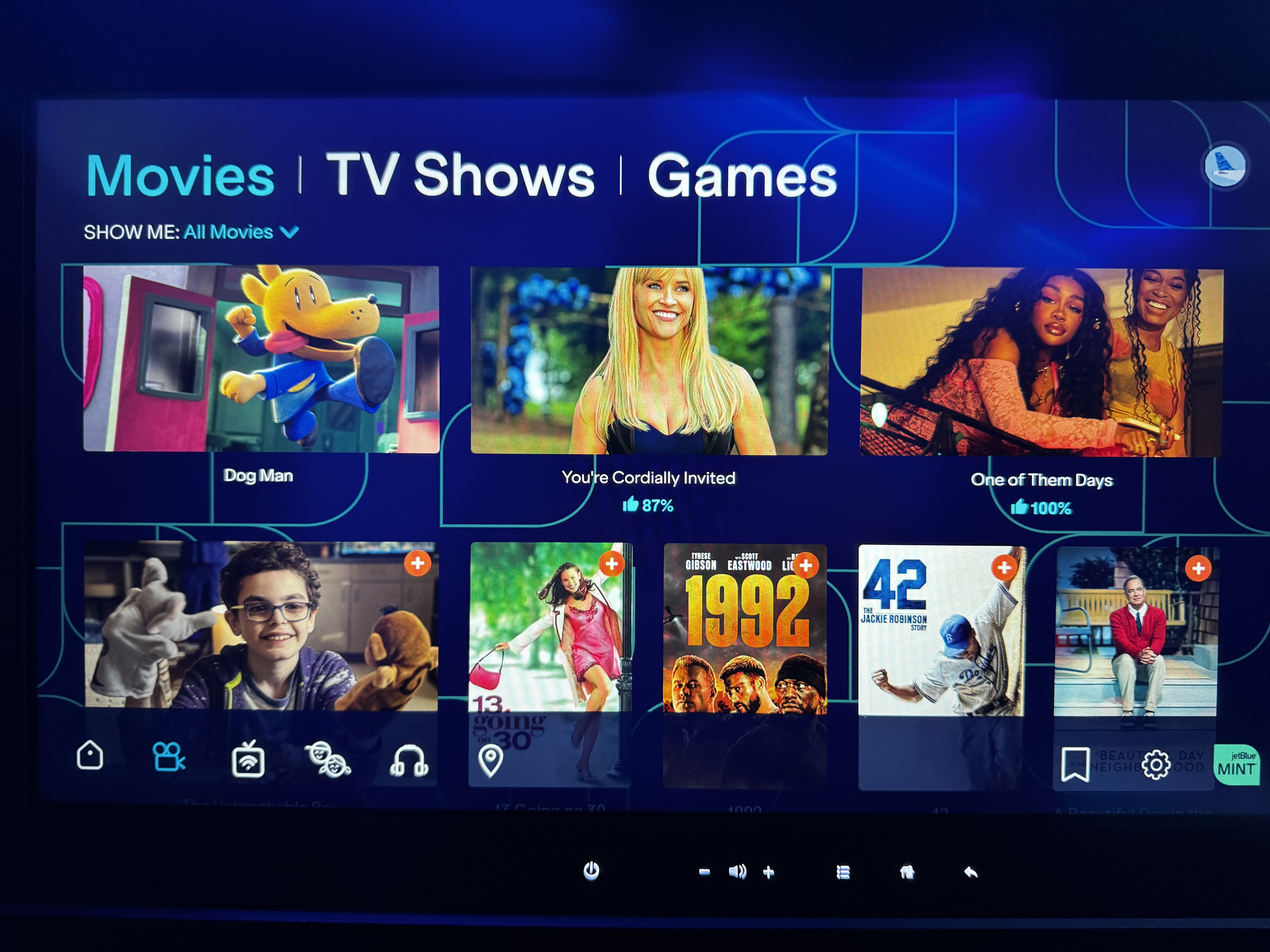 JetBlue Mint A321XLR BOS MAD movies JetBlue Mint A321XLR BOS MAD movies