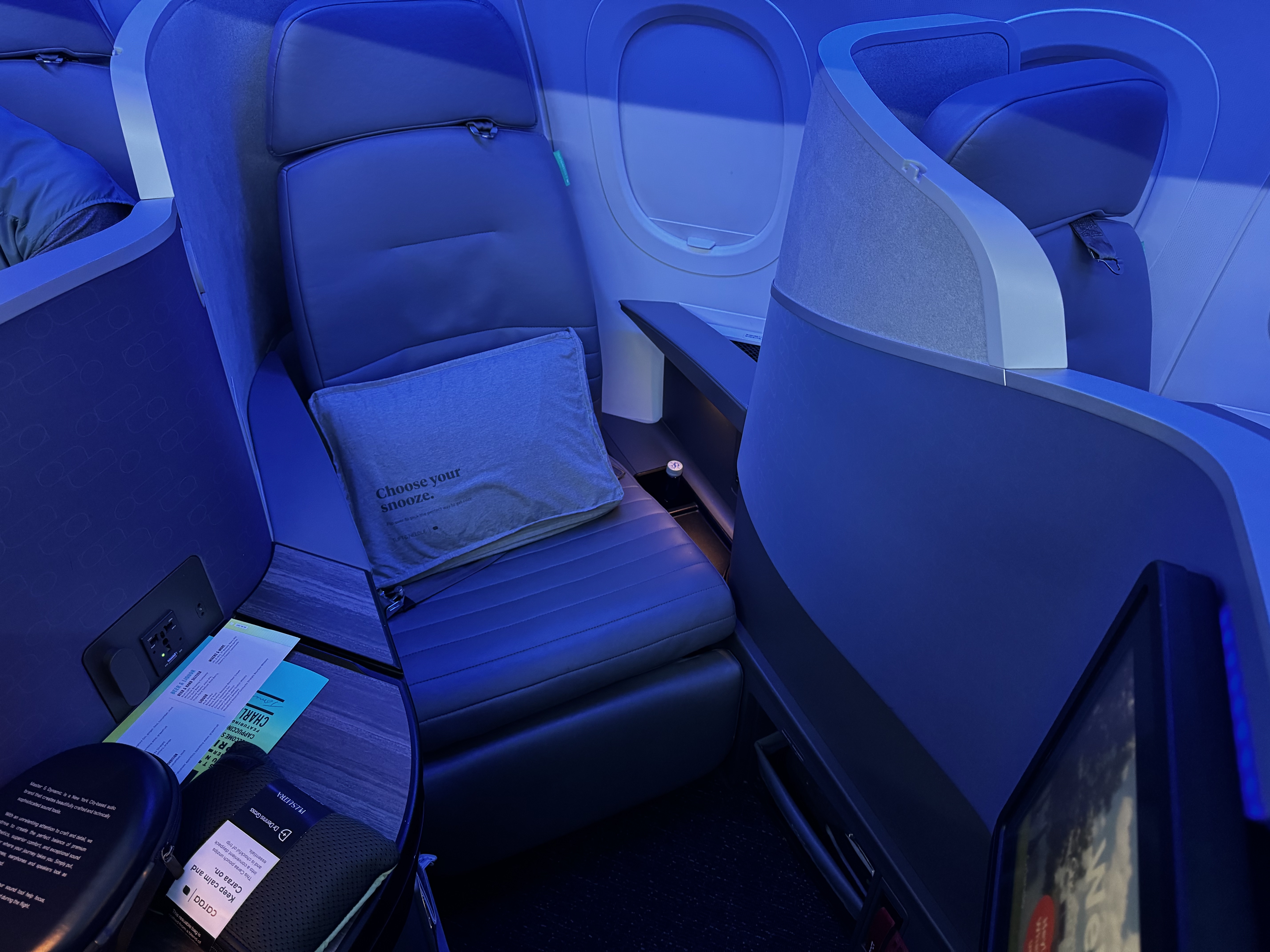 JetBlue Mint A321XLR BOS MAD seat 6A JetBlue Mint A321XLR BOS MAD seat 6A