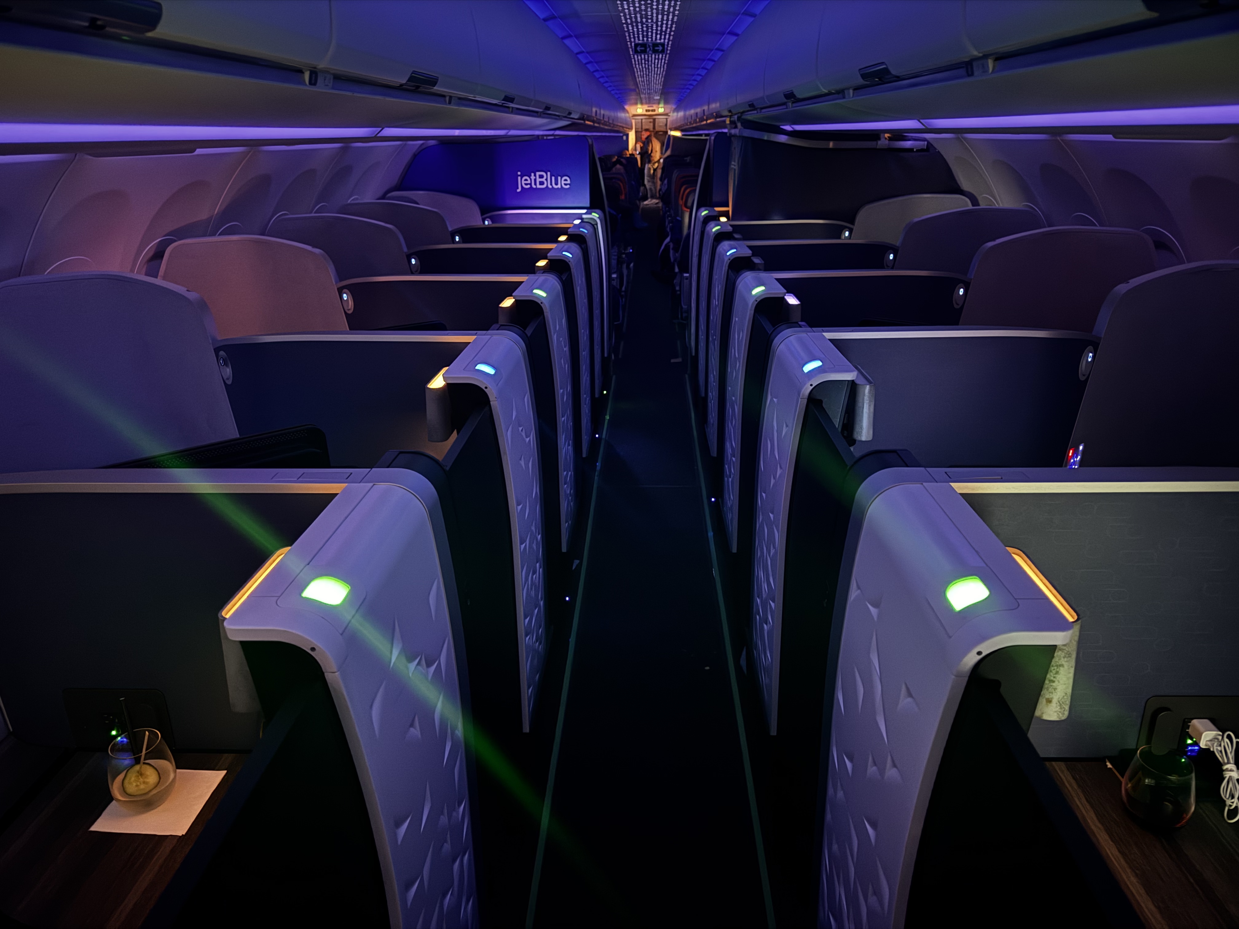 JetBlue Mint A321XLR BOS MAD view to rear JetBlue Mint A321XLR BOS MAD view to rear
