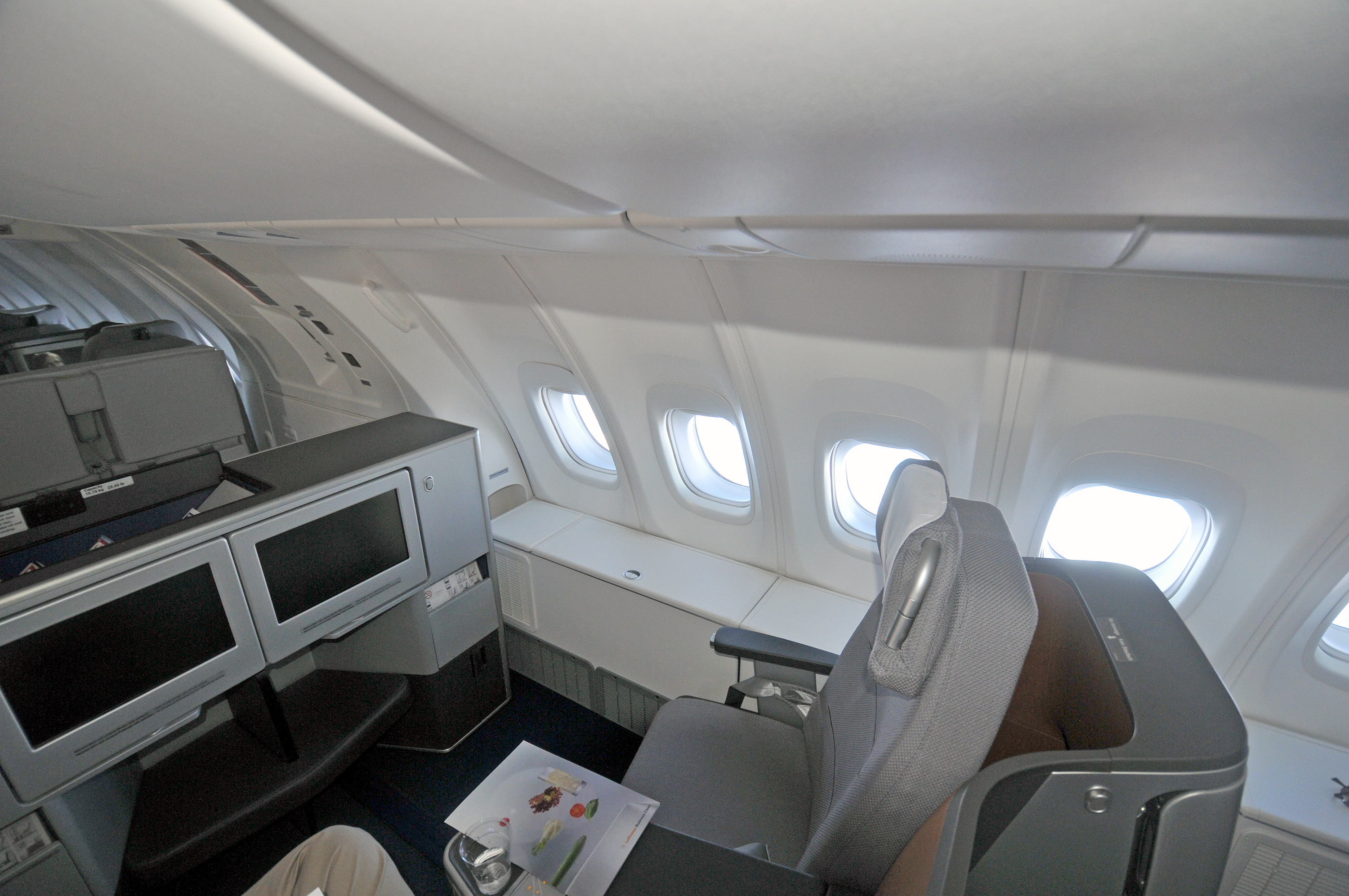 Lufthansa 747 8 Business Class Upper Deck